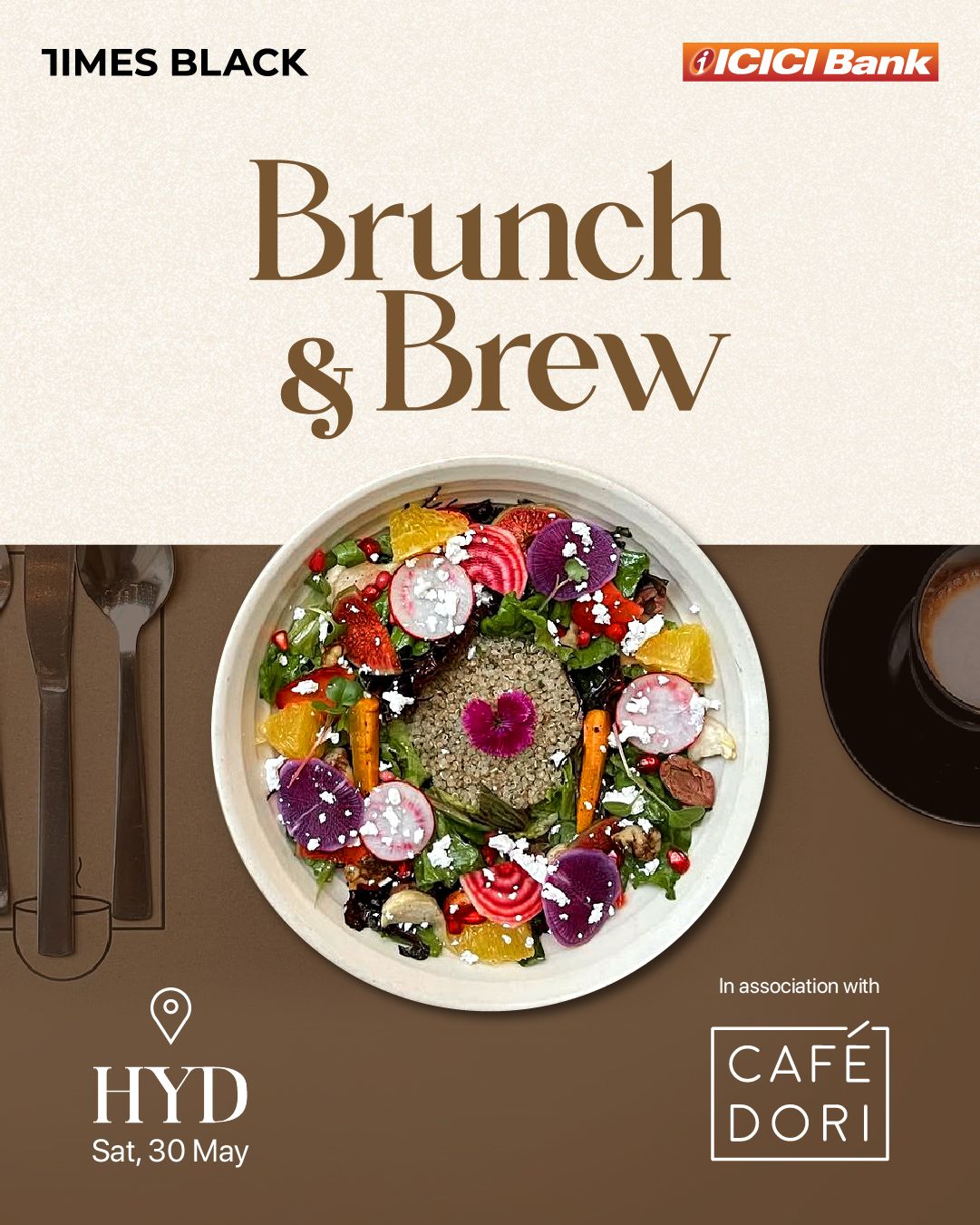 Times Black ICICI Bank Credit Card Brings &ldquo;Brunch & Brew&rdquo; to Hyderabad with an Elevated Caf&eacute; Experience at Caf&eacute; Dori