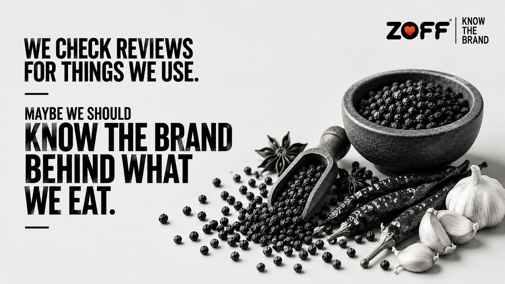 ZOFF Foods &lsquo;Know The Brand&rsquo; campaign nudges consumers to question their choices