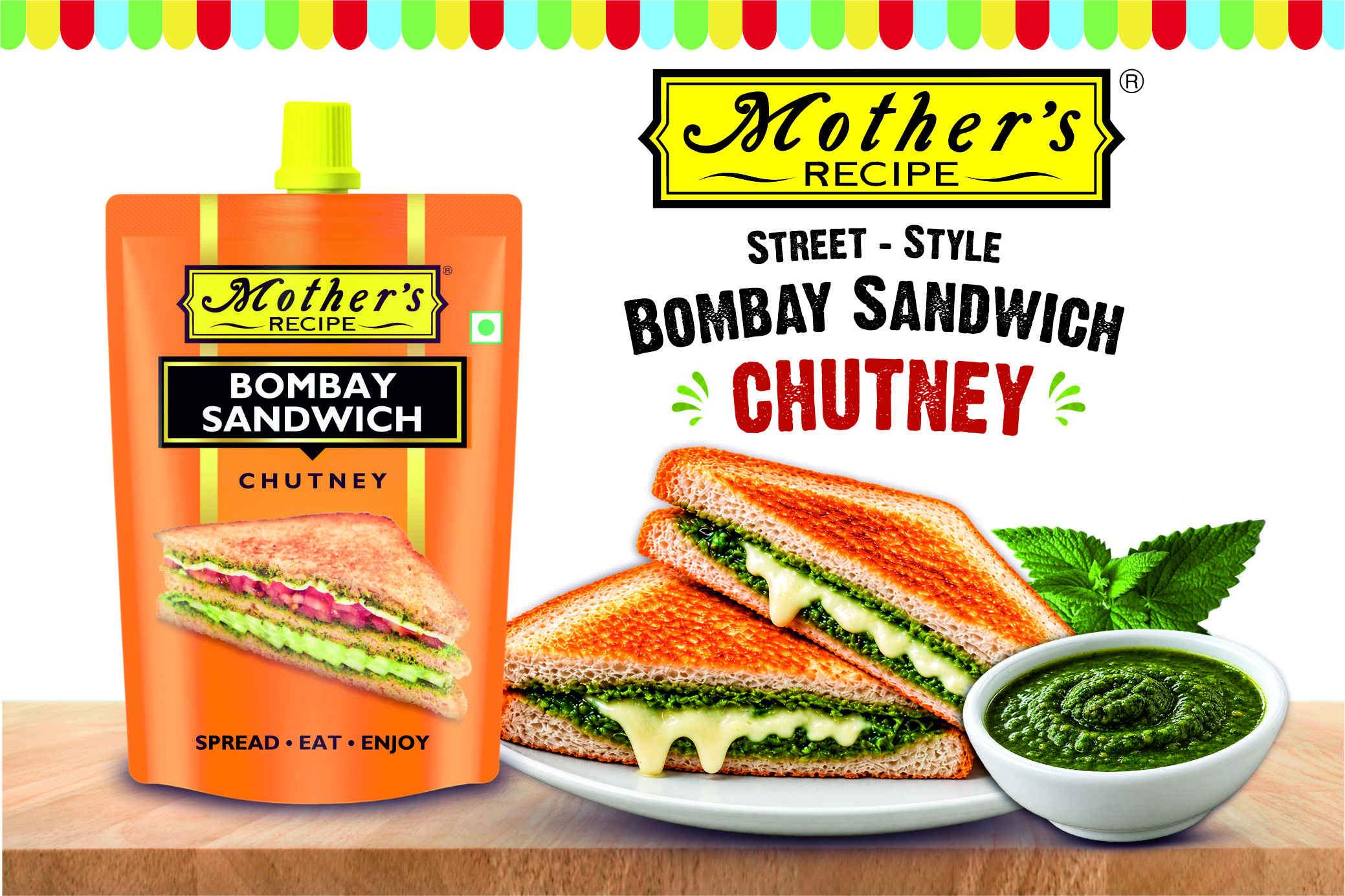 Mother's Recipe Brings the Iconic Taste of Mumbai Home with Its New Bombay Sandwich Chutney