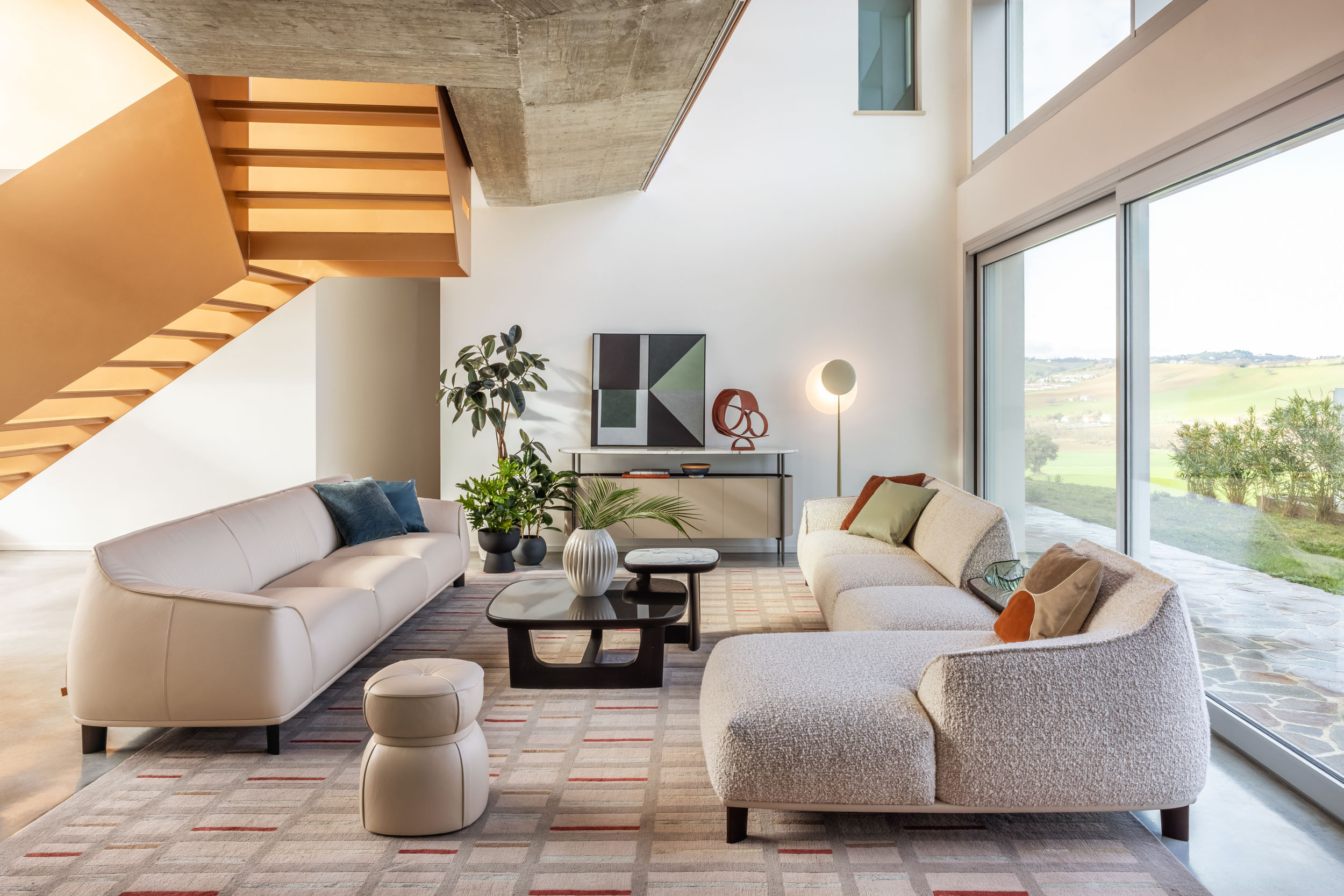 Poltrona Frau's Archibald Sofa System by Jean-Marie Massaud