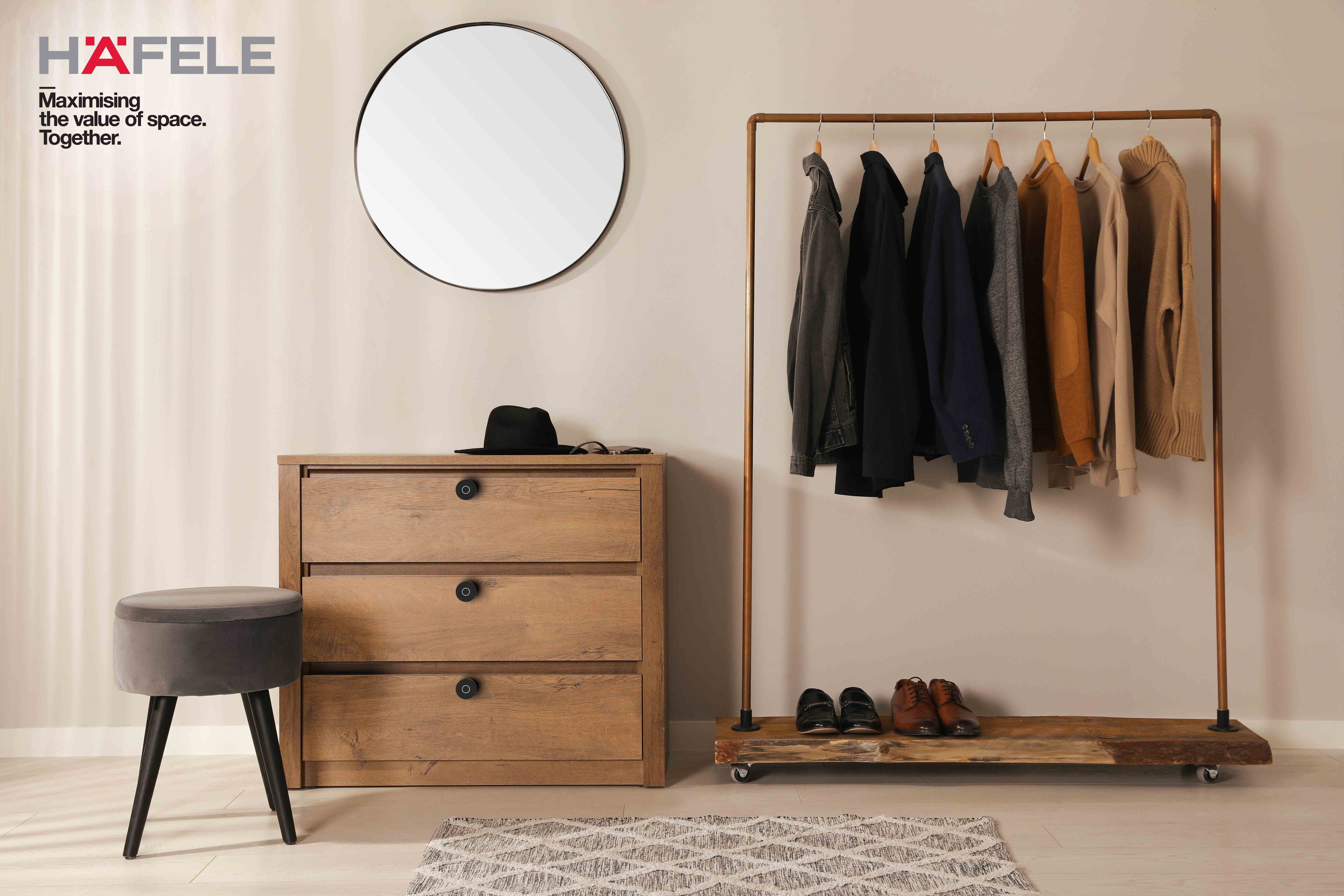 Häfele Kabi-Flow Redefines Access and Security for Modern Furniture.