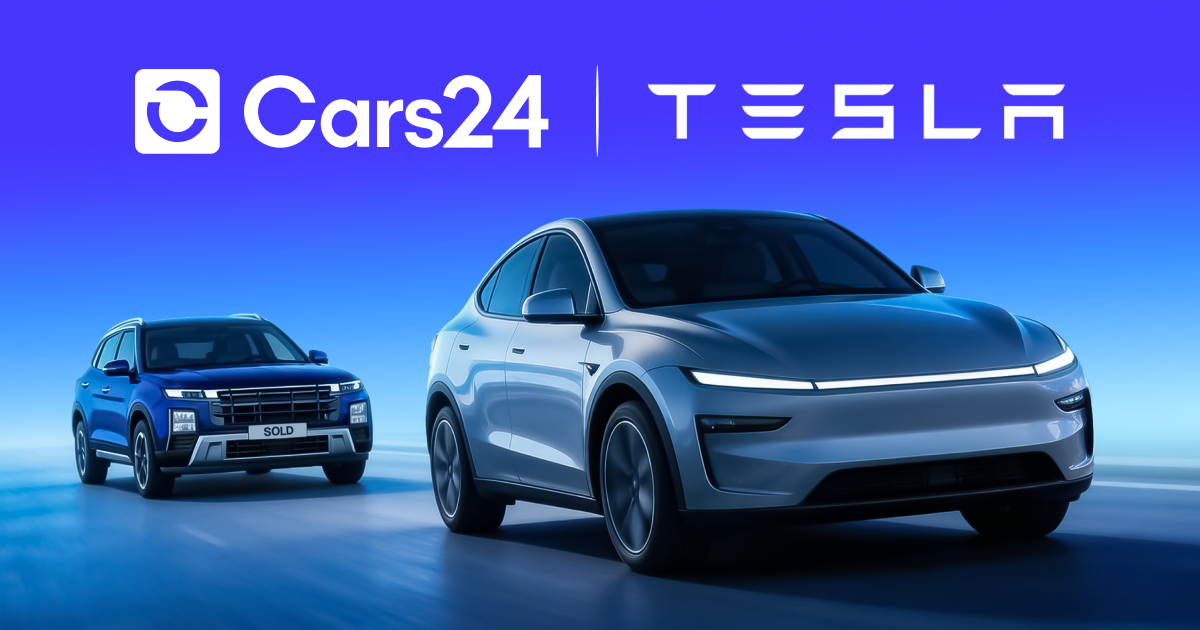 Cars24 collaborates with Tesla to Encourage the Transition to Electric Vehicles