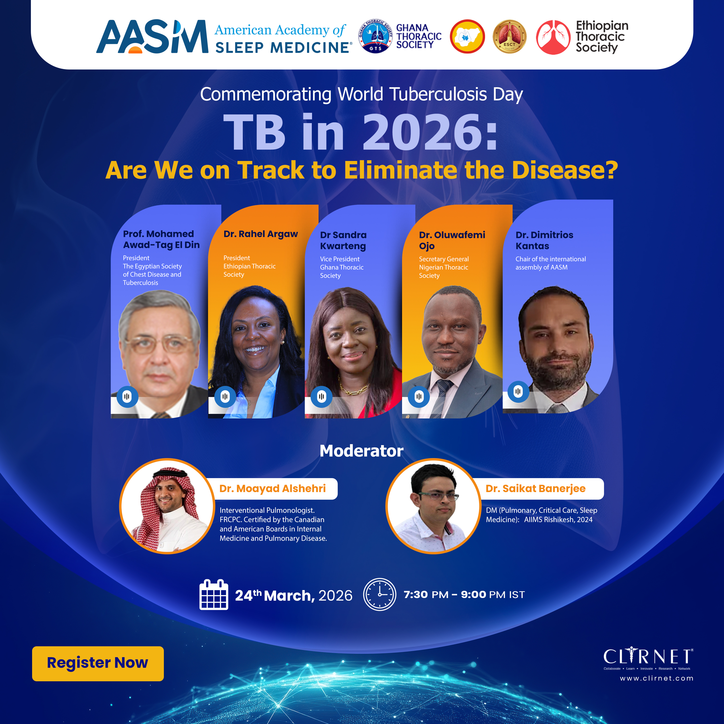 CLIRNET Marks World Tuberculosis Day 2026 with Global Clinical Forum to Strengthen TB Care