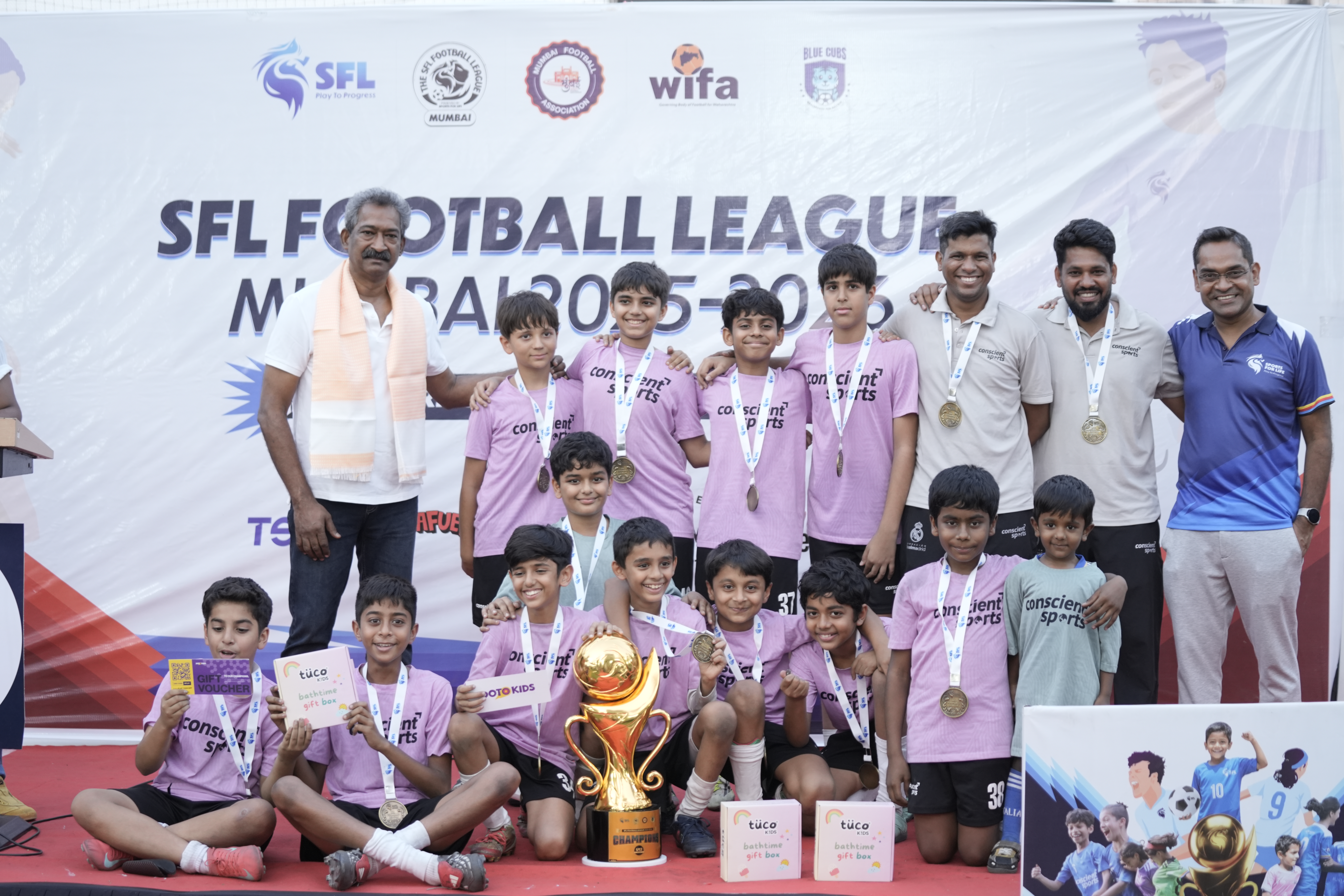 SFL Football League Mumbai 2025&ndash;26 Season Concludes with Thrilling Finals Across U8, U10 & U12 Categories