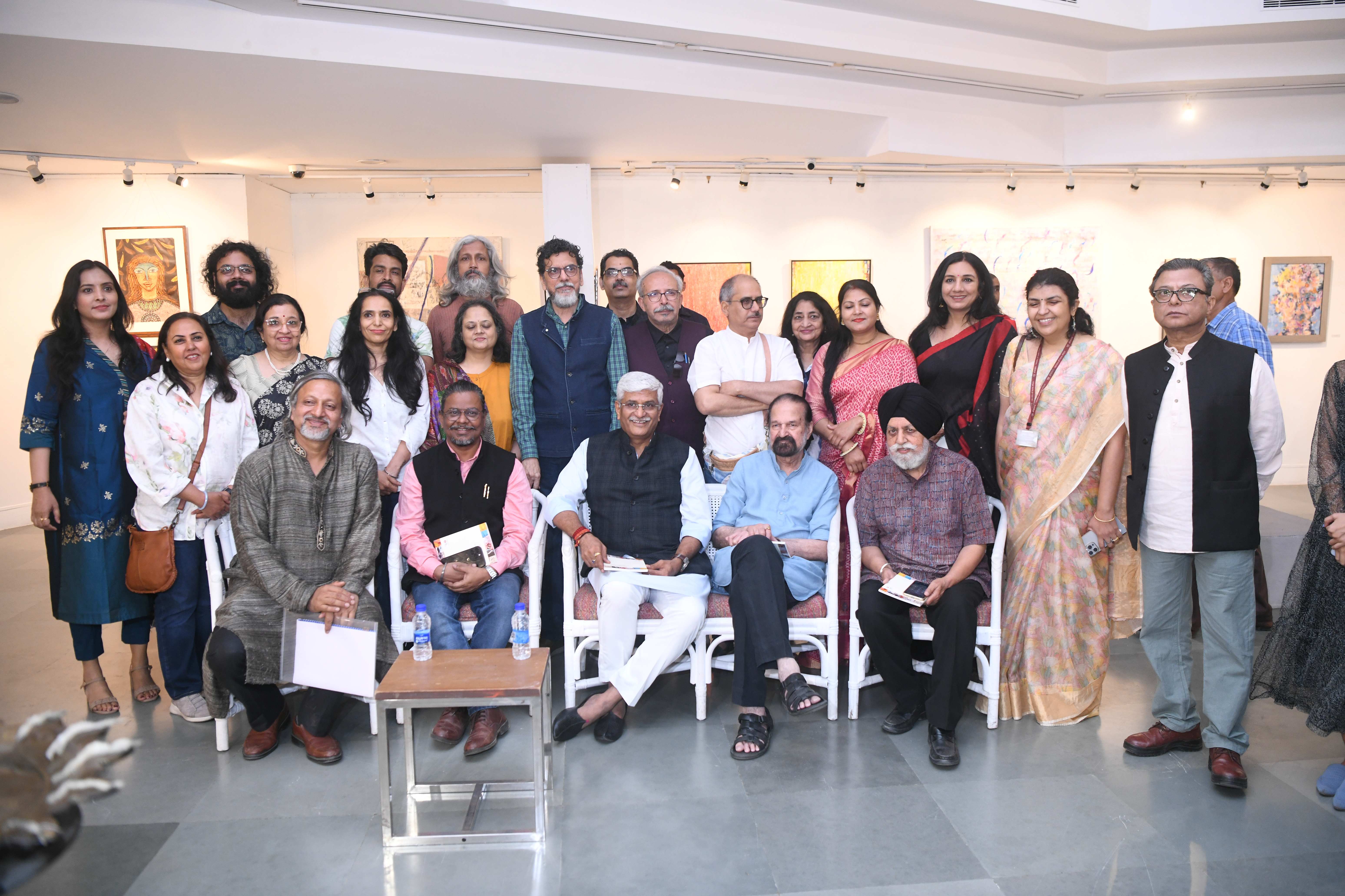 Delhi Art Society Hosts Exhibition and Catalogue Launch of &ldquo;Samanvaya: Line &middot; Colour &middot; Form&rdquo; at India International Centre