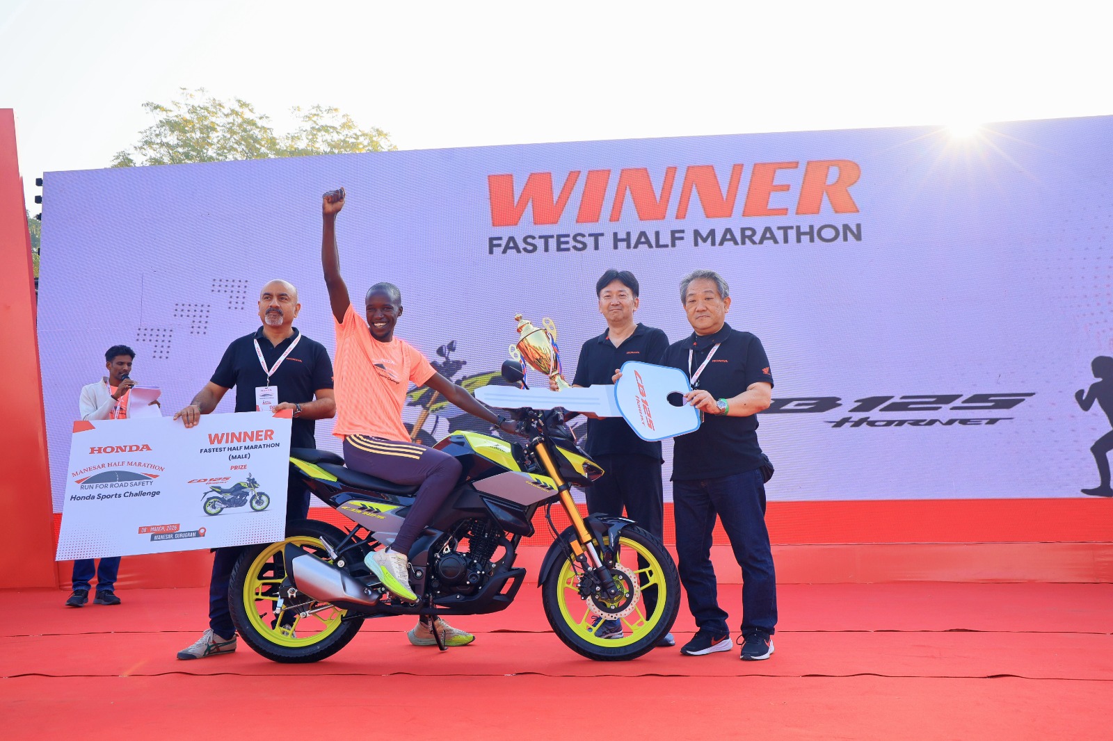 Honda Motorcycle & Scooter India Concludes 4th Edition of Honda Manesar Half Marathon 2026 - Run for Road Safety