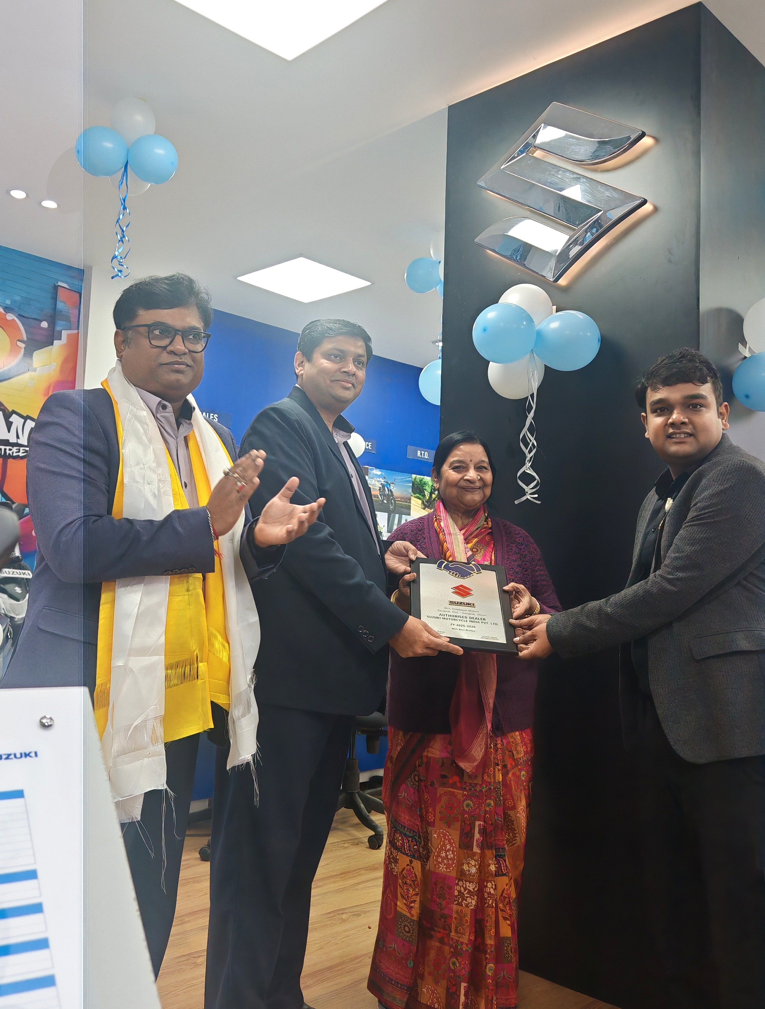 Suzuki Motorcycle Inaugurates its First Dealership in Gangtok