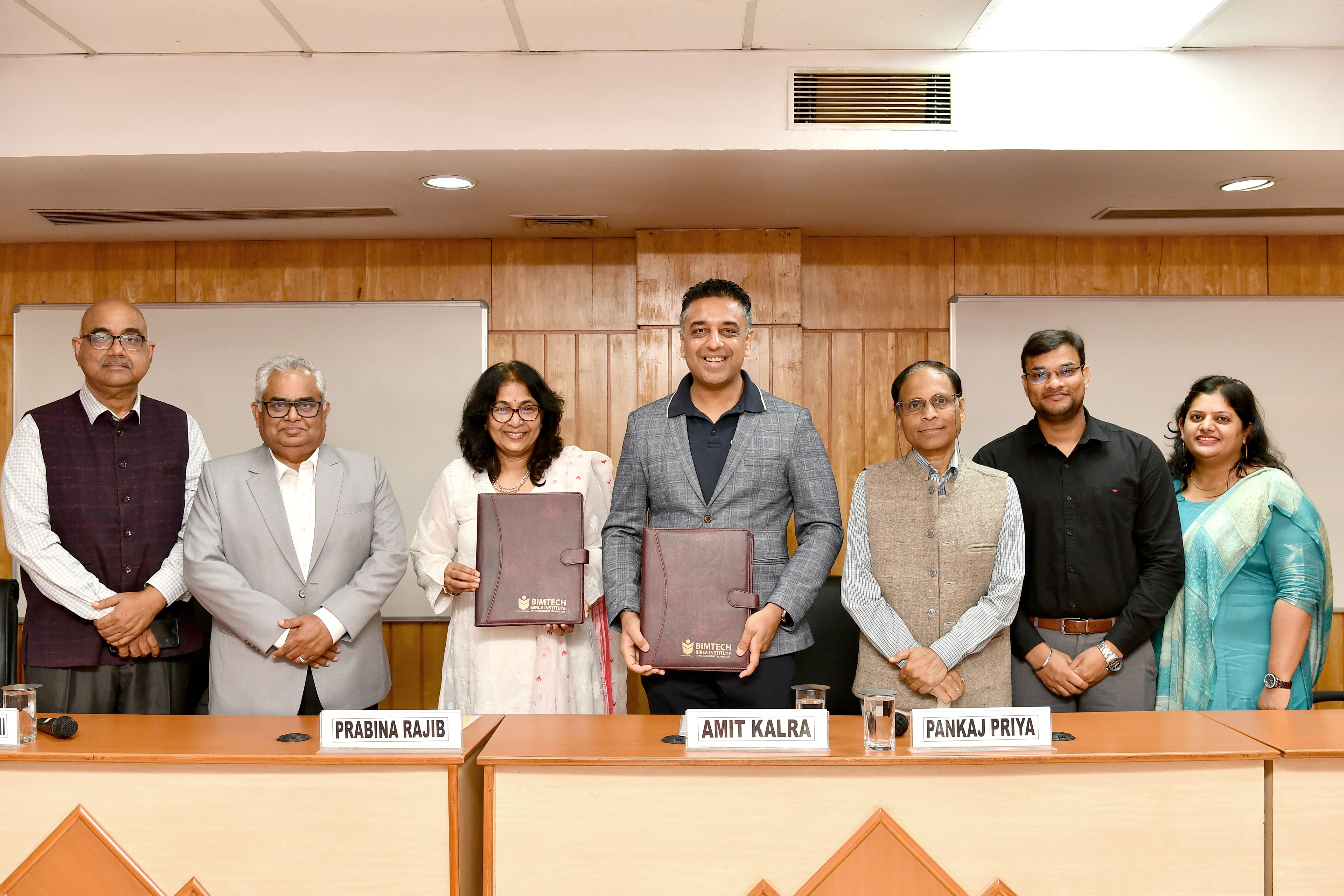 BIMTECH signs MoU with Swiss Re India to co-create future ready insurance talent through industry led education and research