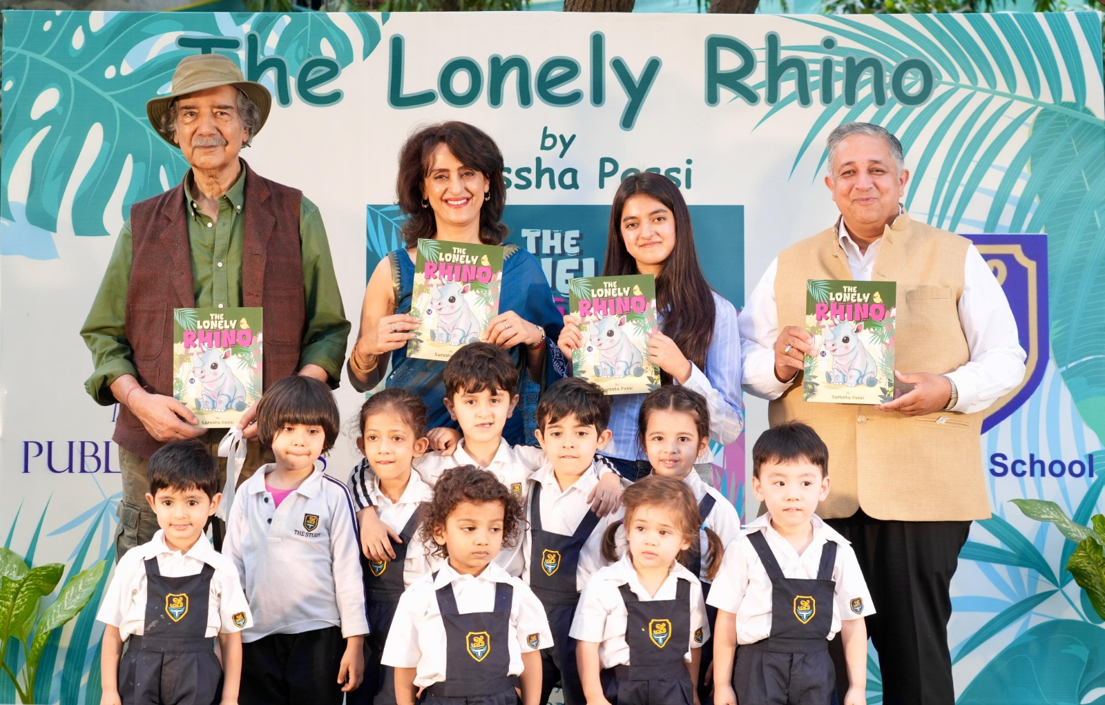From Classroom to Conservation: Mike Pandey, Shivani Wazir Pasrich Launch Young Author Saessha Passi&rsquo;s The Lonely Rhino, by Milap Publications