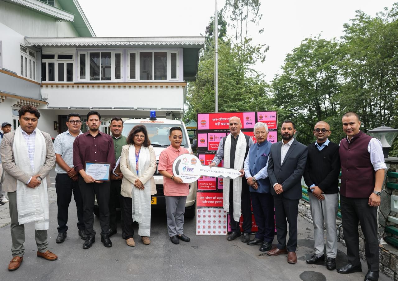 Chief Minister Flags Off Ambulances for Pakyong District