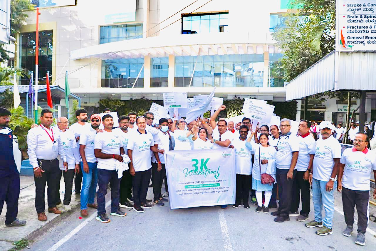 Fortis Hospital Nagarbhavi&rsquo;s &lsquo;Walk of Confidence&rsquo; Brings Together Over 500 Participants to Celebrate Robotic Knee-Replacement Patients&rsquo; Journey to Renewed Mobility
