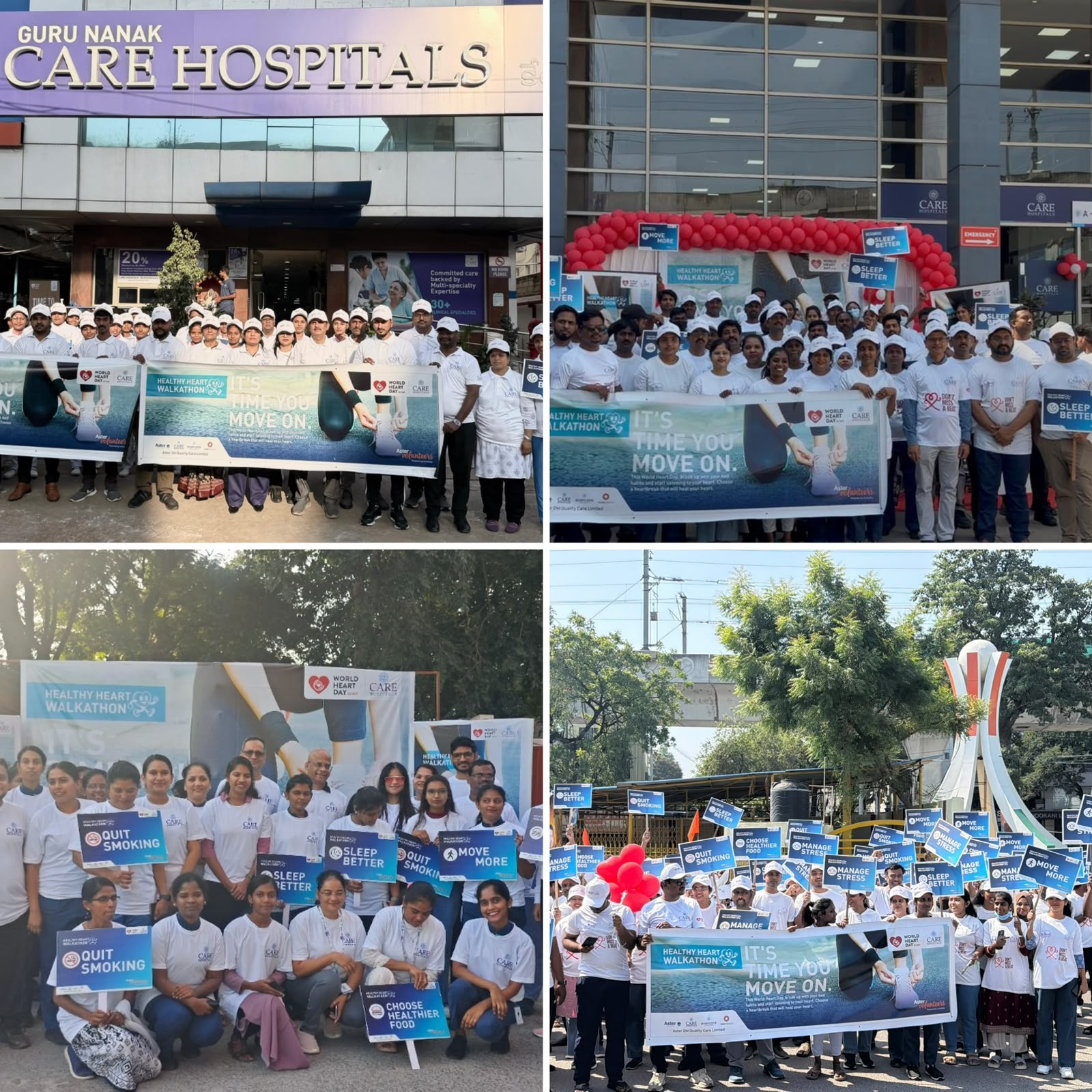 “Don’t Wait for a Warning From Your Heart”: CARE Hospitals Holds Awareness Walks Across Hyderabad