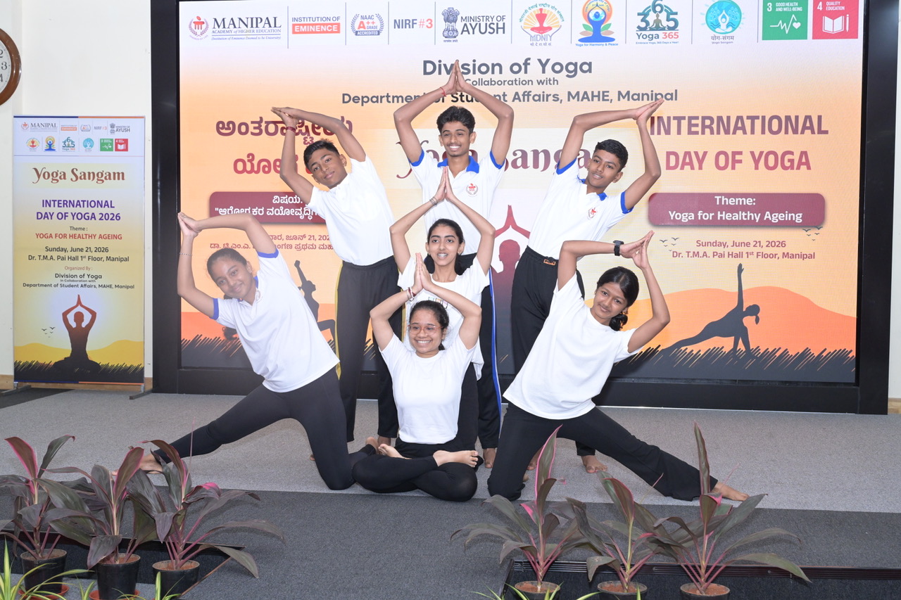 For Immediate MAHE | MAHE Marks International Day of Yoga, Advocates Yoga for Healthy Ageing