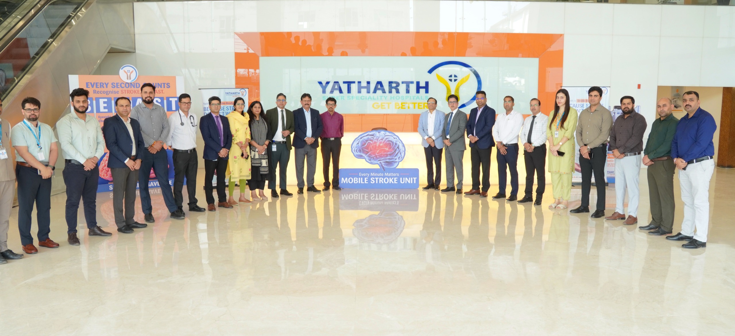 News - Yatharth Hospital Sector-20, Faridabad Launches Dedicated Stroke Helpline and Ambulance Service