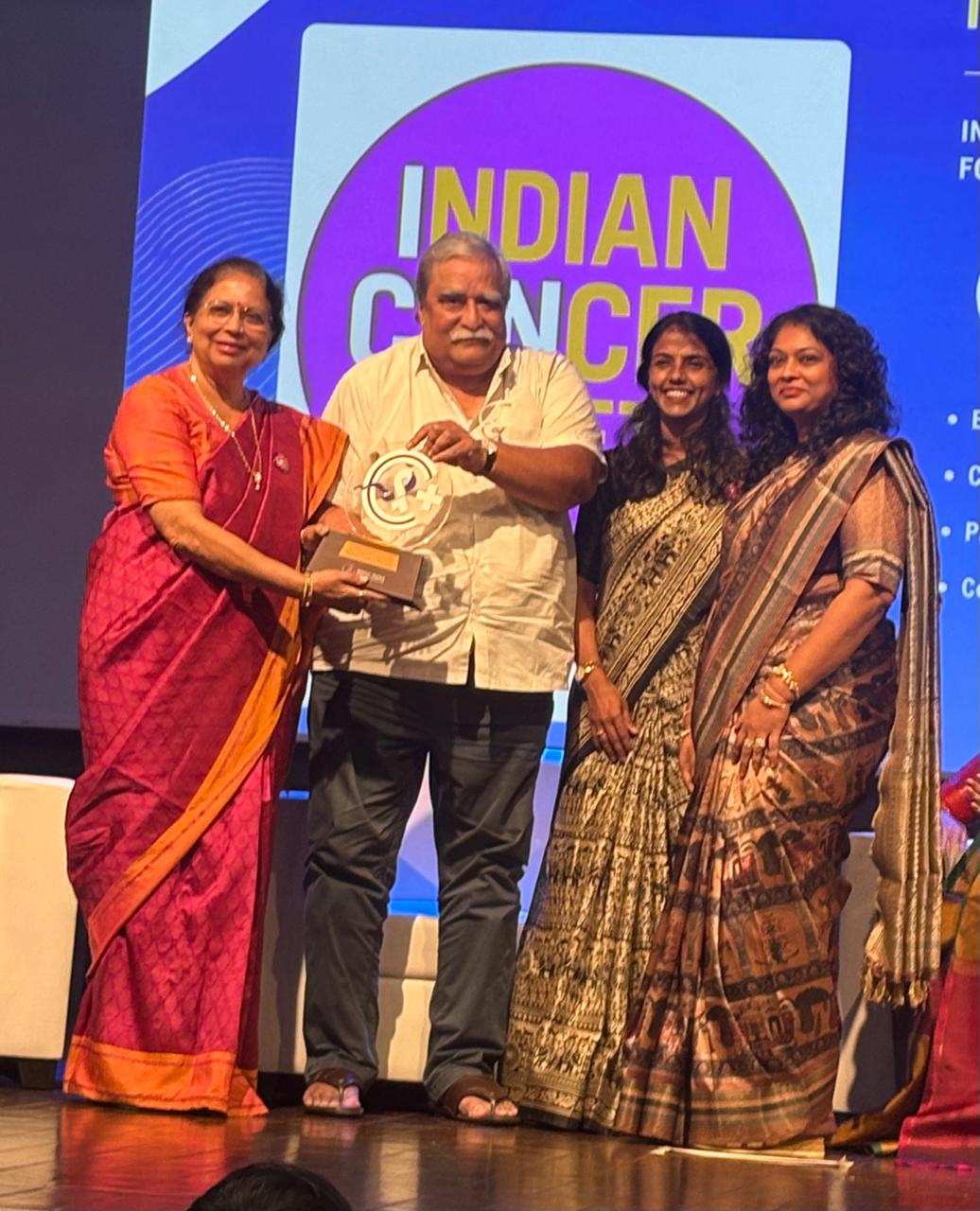 Alert: Indian Cancer Society honoured with the C Positive Award 2026 &ndash; NGO Impact Award