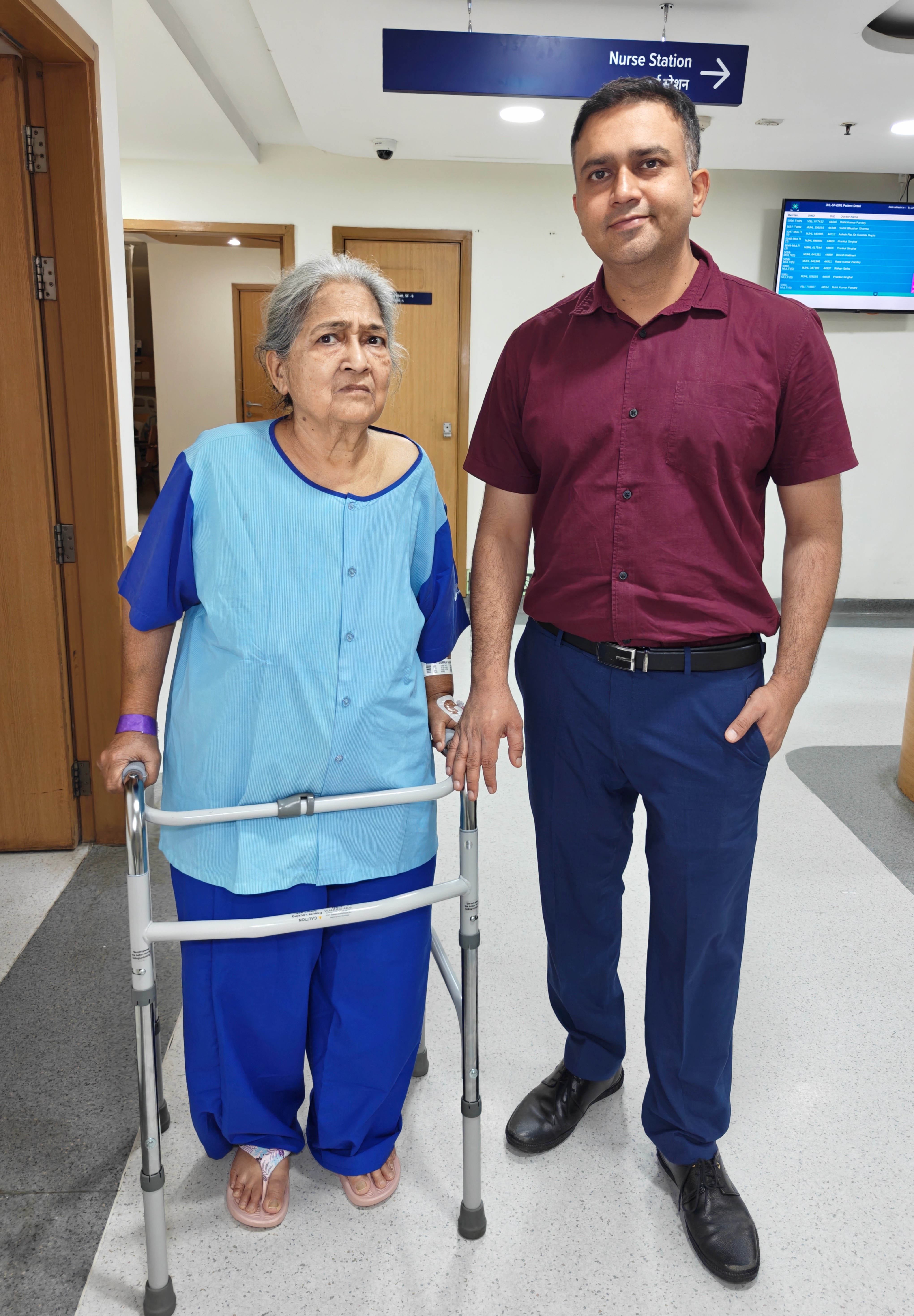 News - 73-Year-Old Woman Walks Again After Advanced Spine Surgery at Max Hospital,Noida