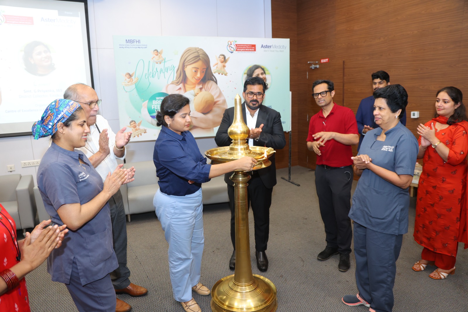 World Breast Feeding Week Kicked Off at Aster Medcity