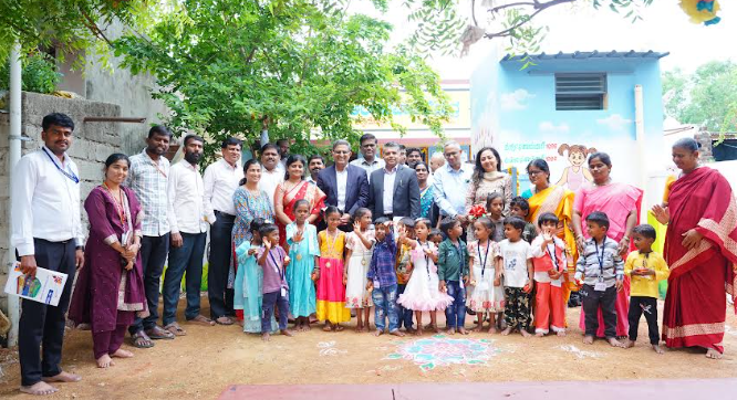 48 Anganwadi centers in Raichur have been refurbished, benefiting around 4200 children
