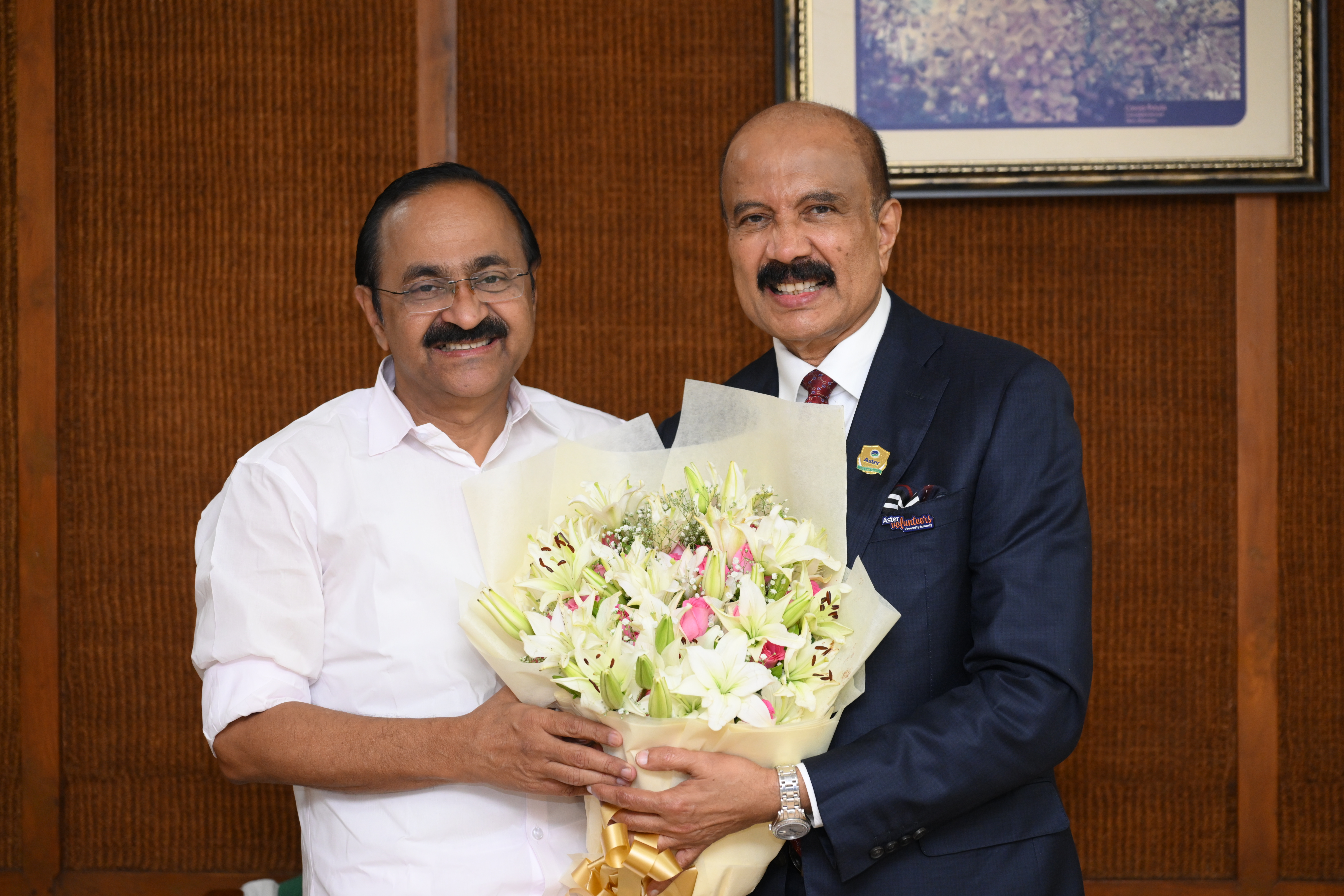 Dr. Azad Moopen meets V.D. Satheesan, Chief Minister of Kerala; reaffirms Aster&rsquo;s commitment to Kerala&rsquo;s Healthcare and Social Development