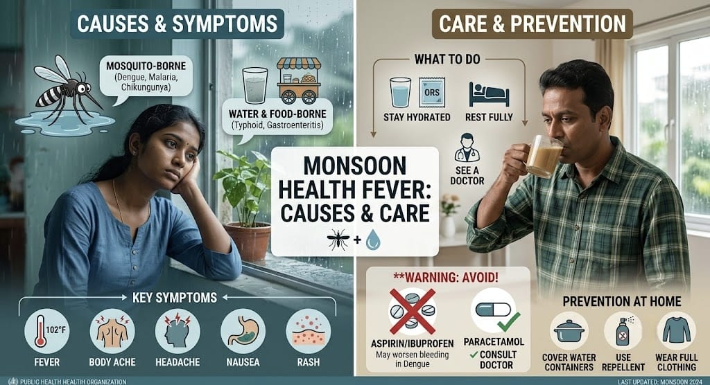 Monsoon Health Alert: Know the Common Rainy Season Diseases and Protect Your Family