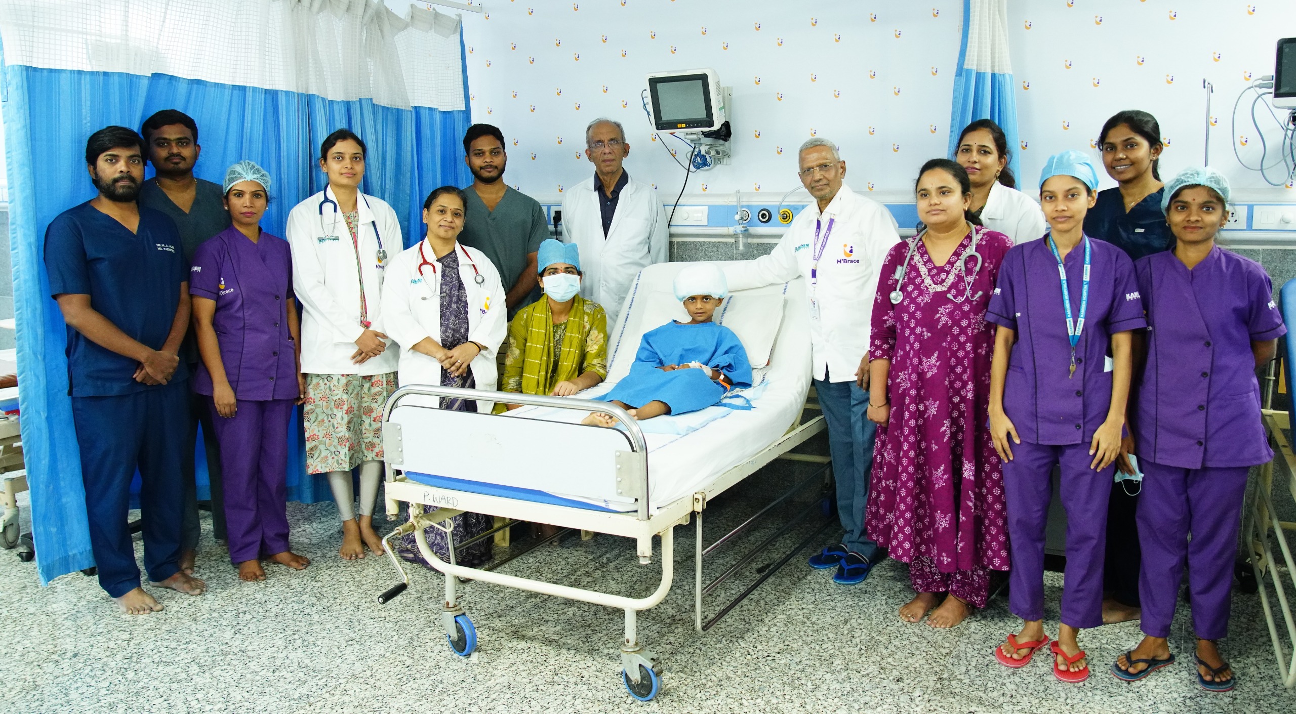 Mauled by Dogs, Saved by Doctors, 7 yrs old makes a remarkable recovery at Kamineni Hospitals