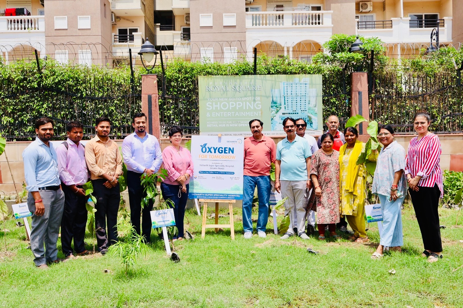 Yatharth Hospital Omega-1 Pledges to Plant 10,000 Saplings in One Month