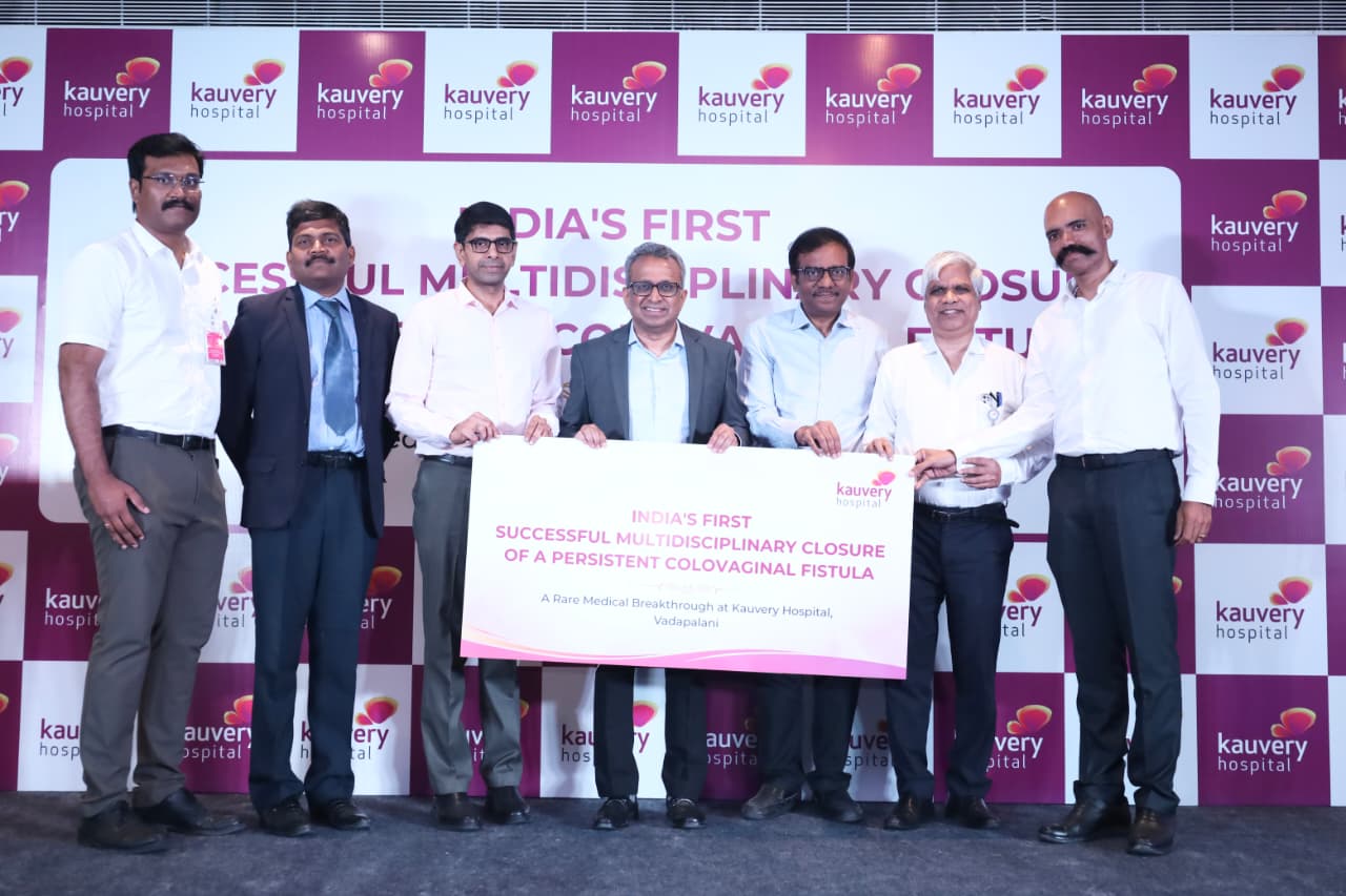 Kauvery Hospital, Vadapalani Achieves Rare Medical First with Successful Treatment of Complex Persistent Fistula