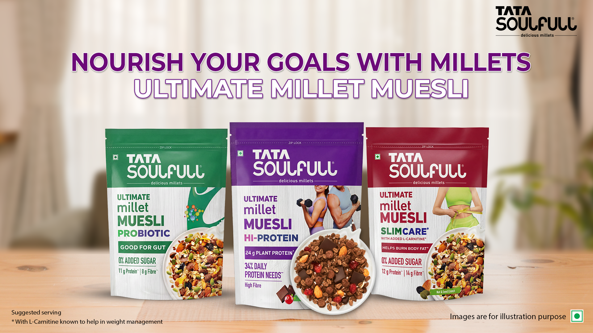 Tata Soulfull unveils new Millet Muesli line under Nourish Your Goals with Millets