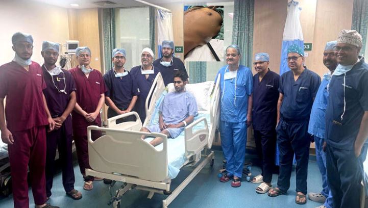 KIMS Doctors Perform Life-Saving Surgery on Youth After Arrow Pierces Chest