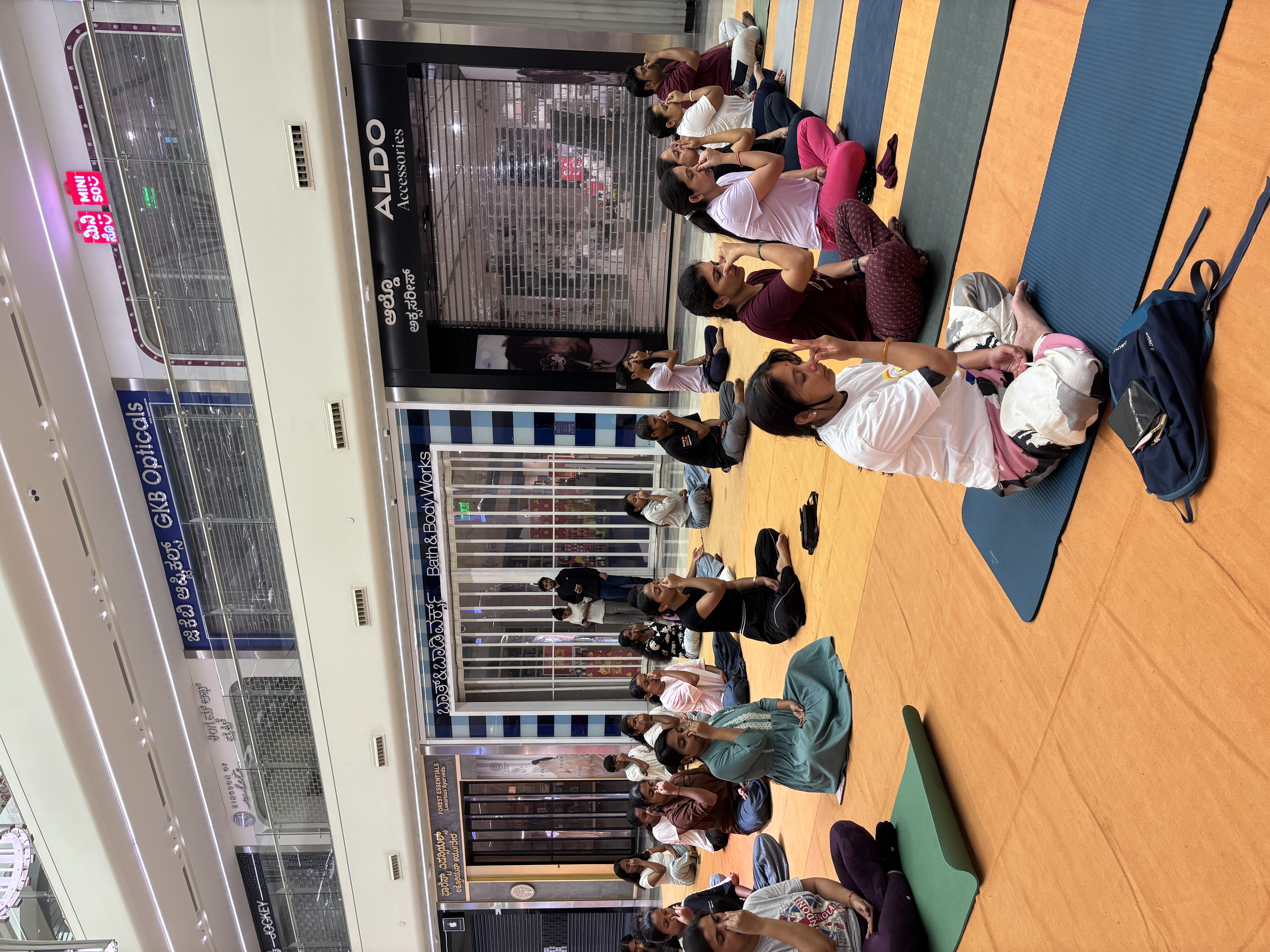 M5 Ecity Mall Hosts Yoga Workshop with The Isha Foundation on the occasion of International Yoga Day