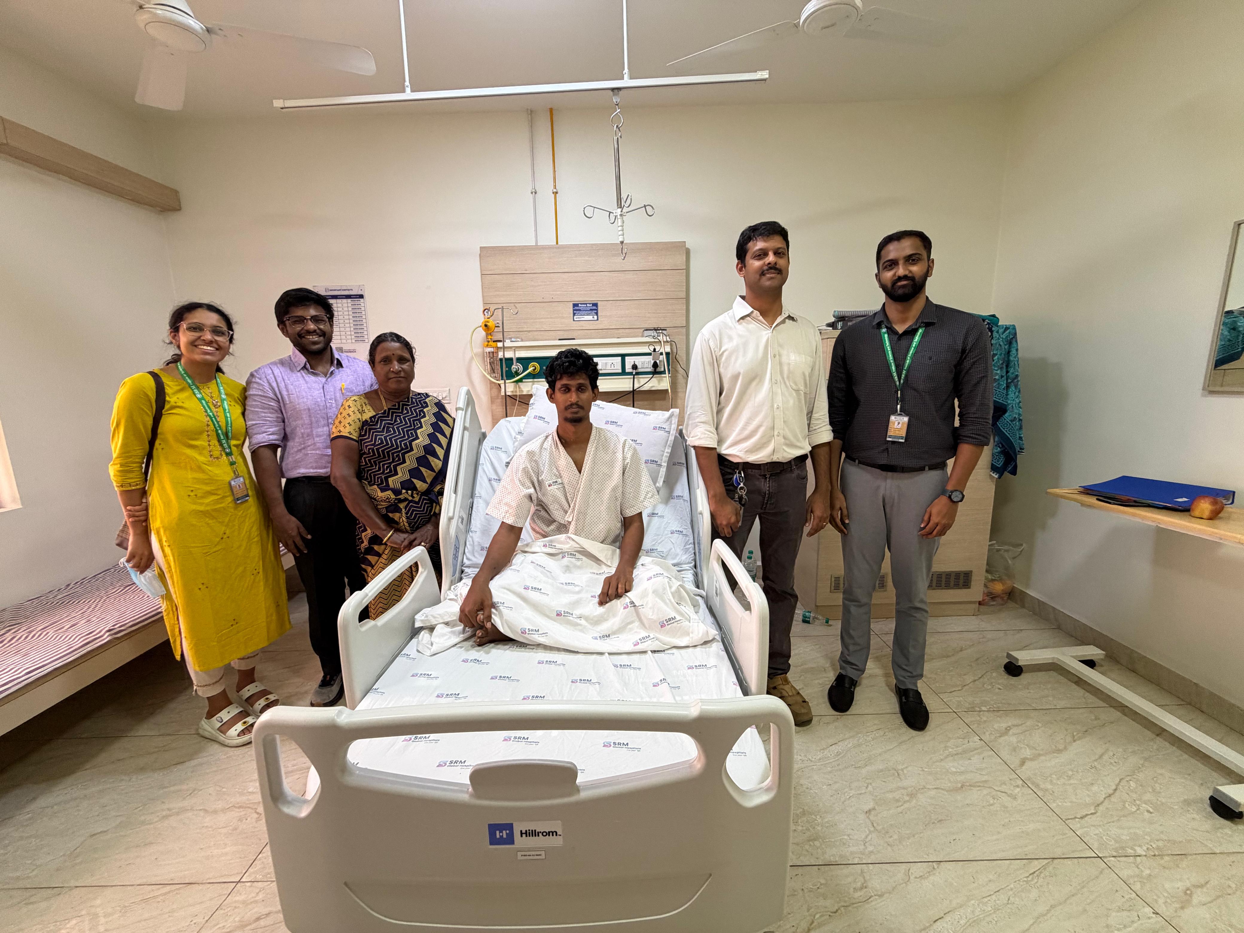 SRM Global Hospitals Saves 23-Year-Old Medical Intern After Serious Road Accident