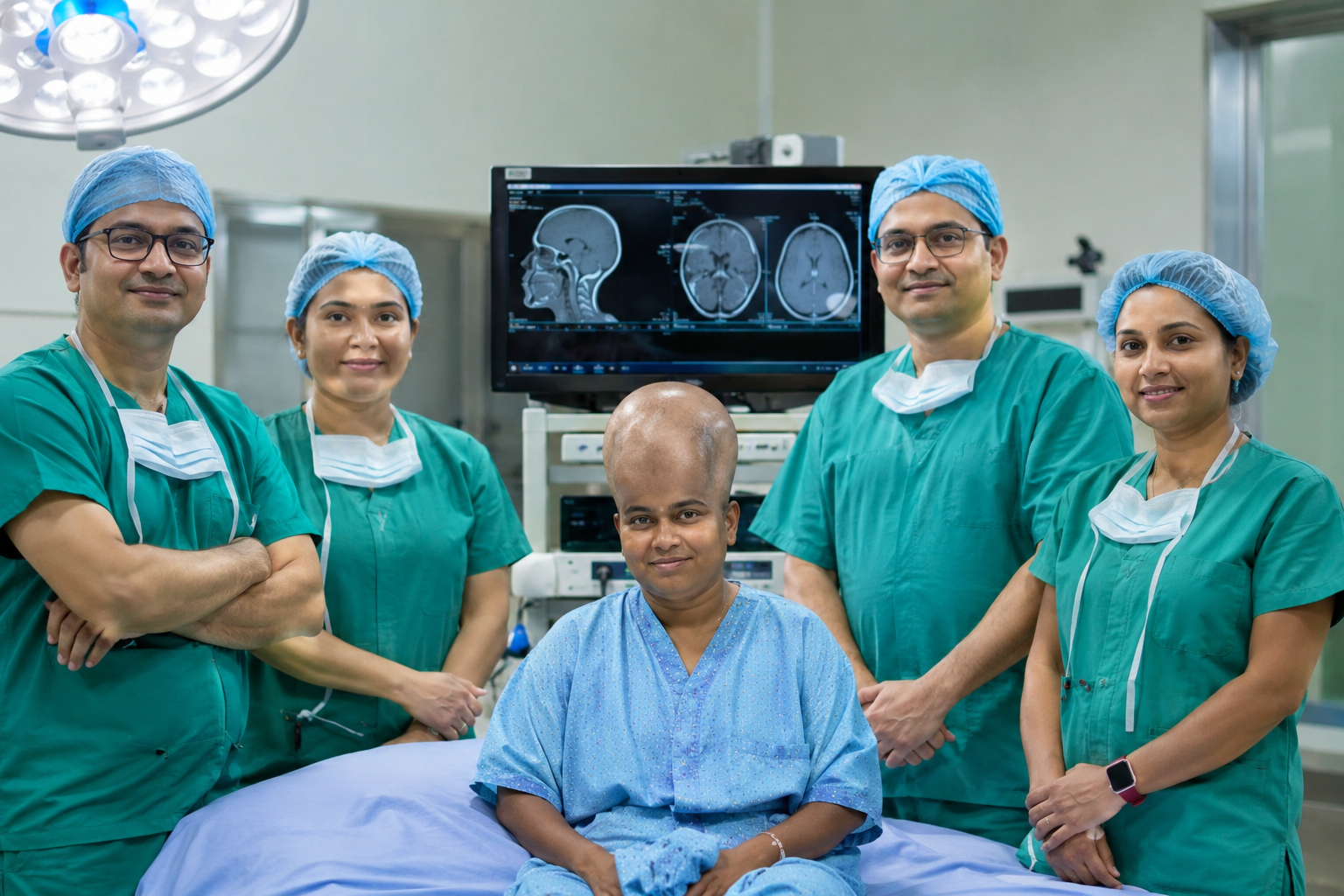 Wockhardt Hospitals, Mira Road Successfully Treated Rare Multiple Myeloma Presenting with Spinal Cord Compression and Giant Skull Tumour