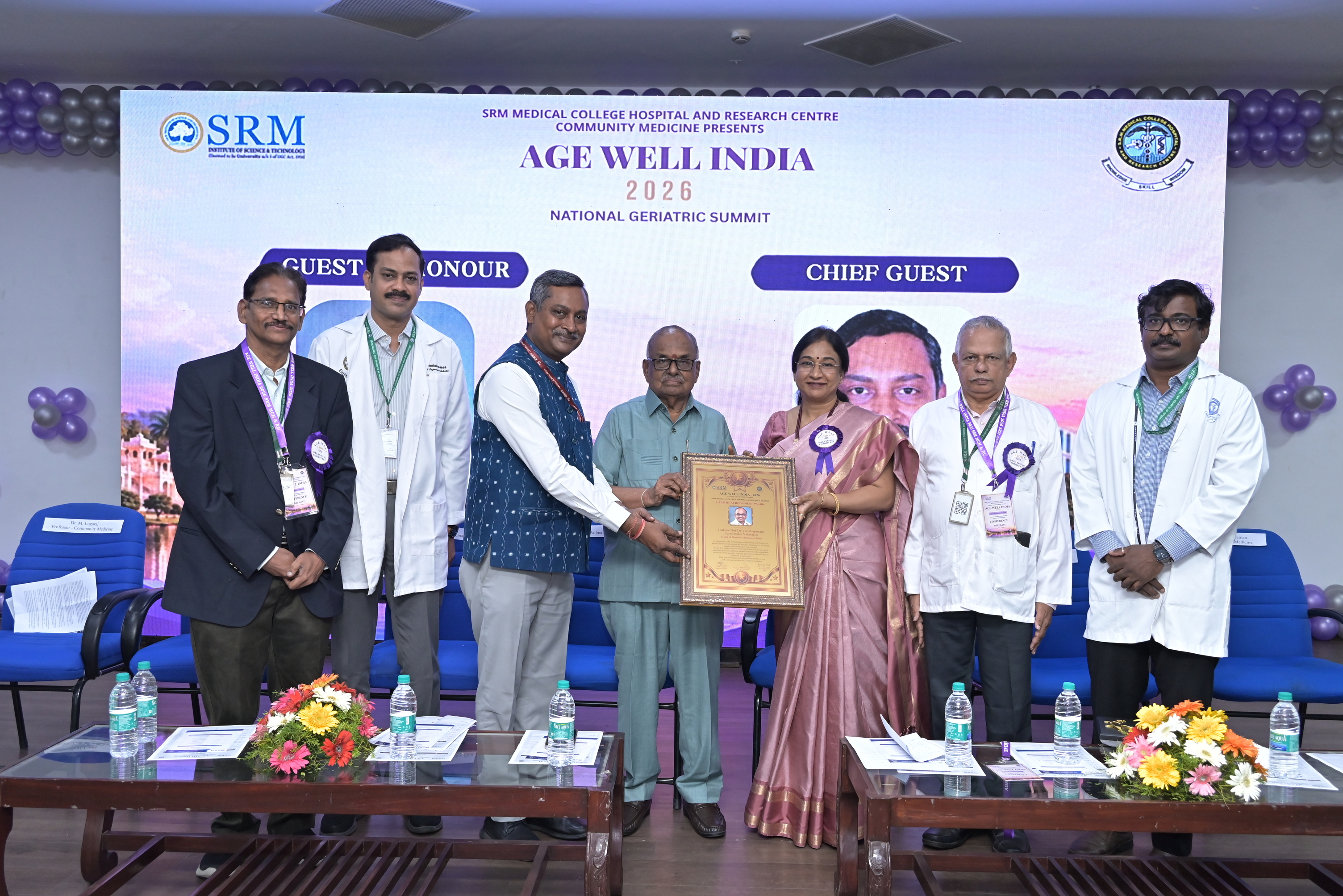 SRM Medical College Hospital & Research Centre Inaugurates National Geriatric Summit AGE WELL INDIA: Building Healthier Ageing Systems
