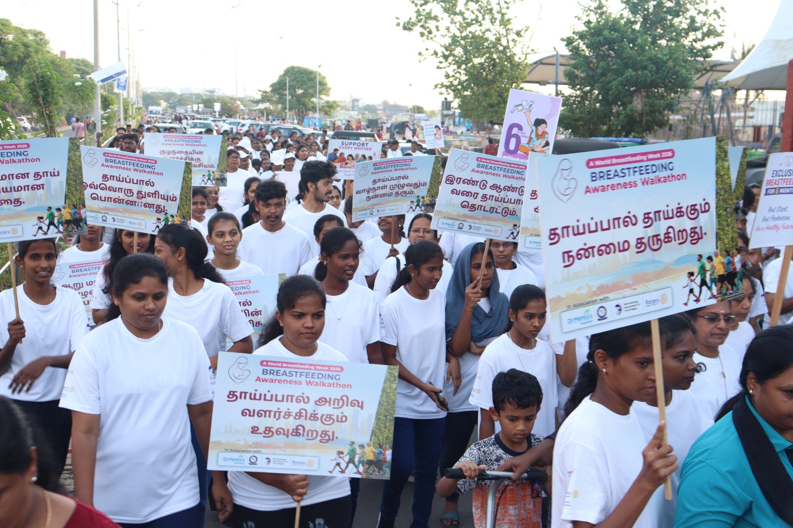 Neonatology Association of Tamil Nadu in Partnership with Dr. Mehta's Hospitals and Rotary Club of Kilpauk Organise World Breastfeeding Week 2026 Awareness Walkathon in Chennai