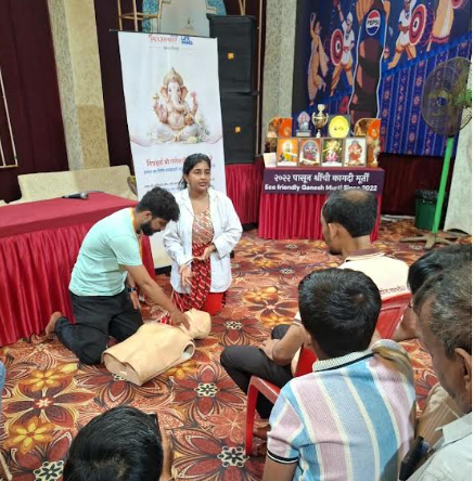 CPR and Life-Saving Training for Ganesh Mandal One Step Towards Saving Lives During Ganeshotsav