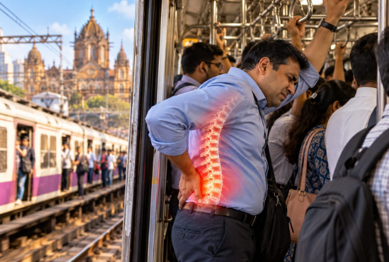 Mumbai&rsquo;s Gruelling Commute Puts Spine Health in Focus; Experts Urge Early Care and Prevention