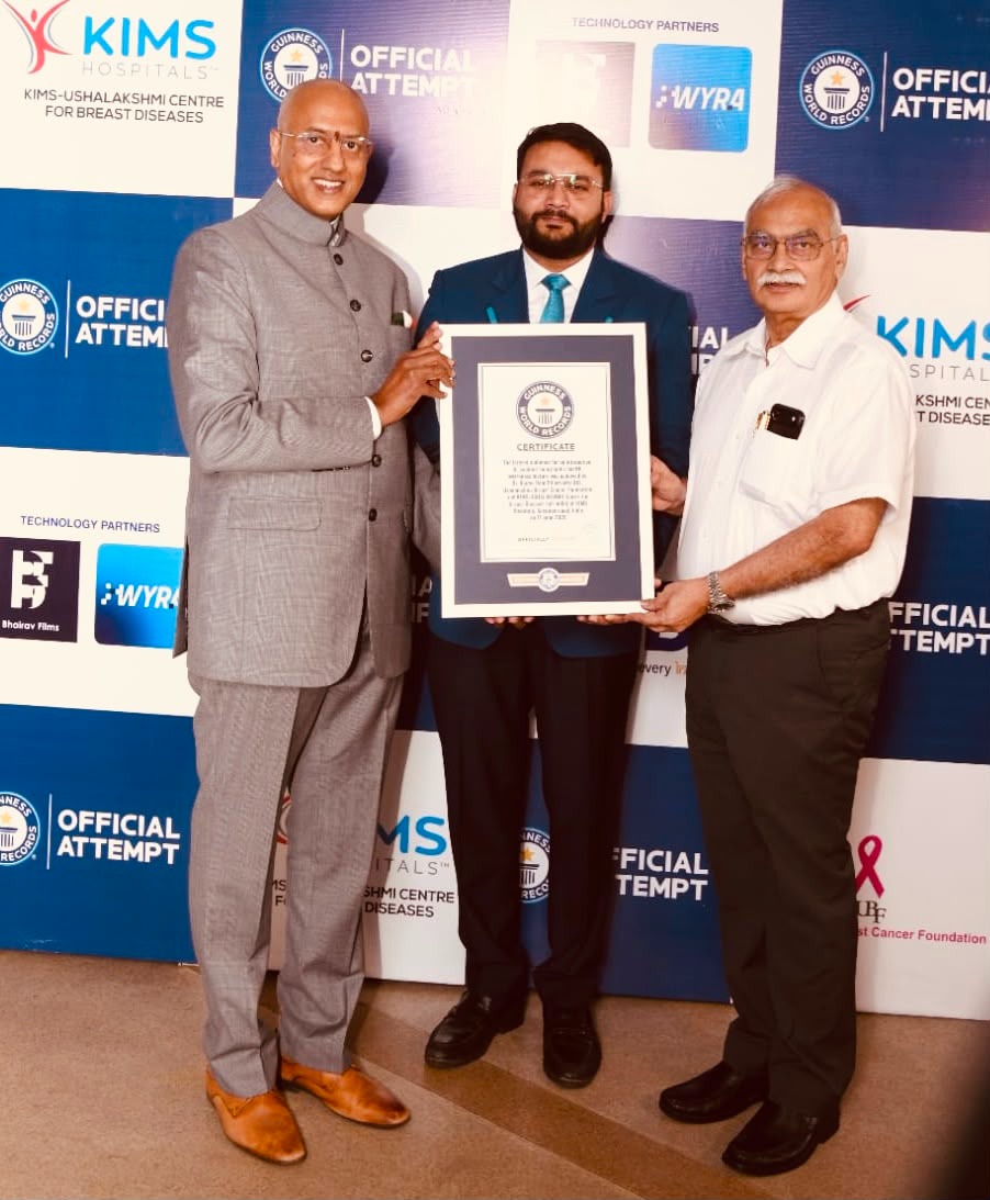 Dr Raghu Ram achieves third Guinness World Records title in 15 months