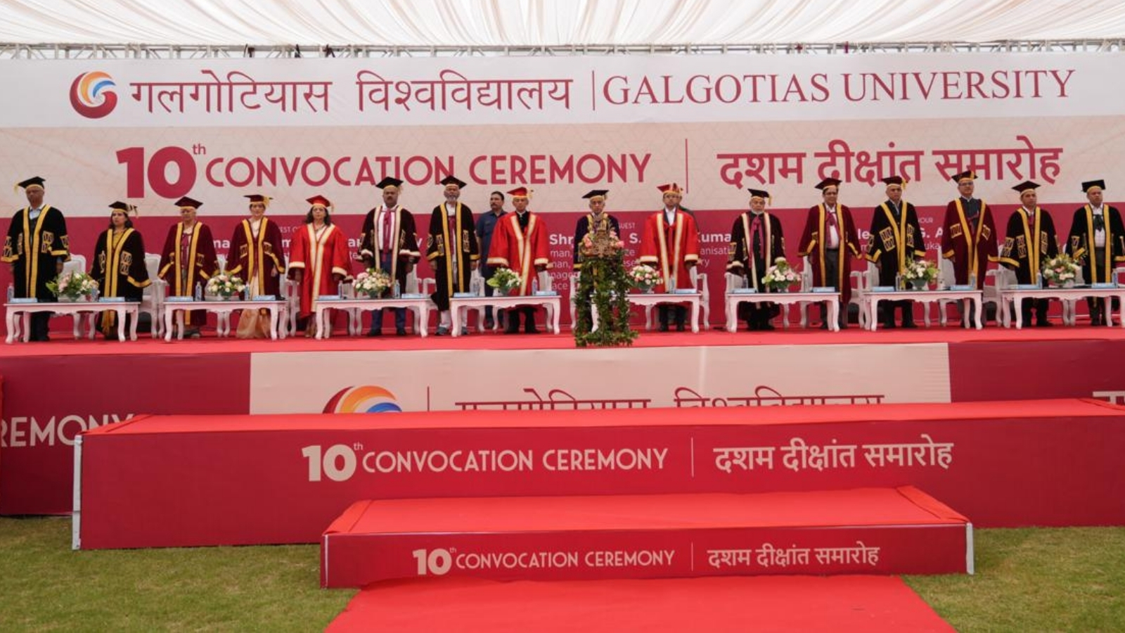 Galgotias University Celebrates New Beginnings at 10th Convocation Ceremony