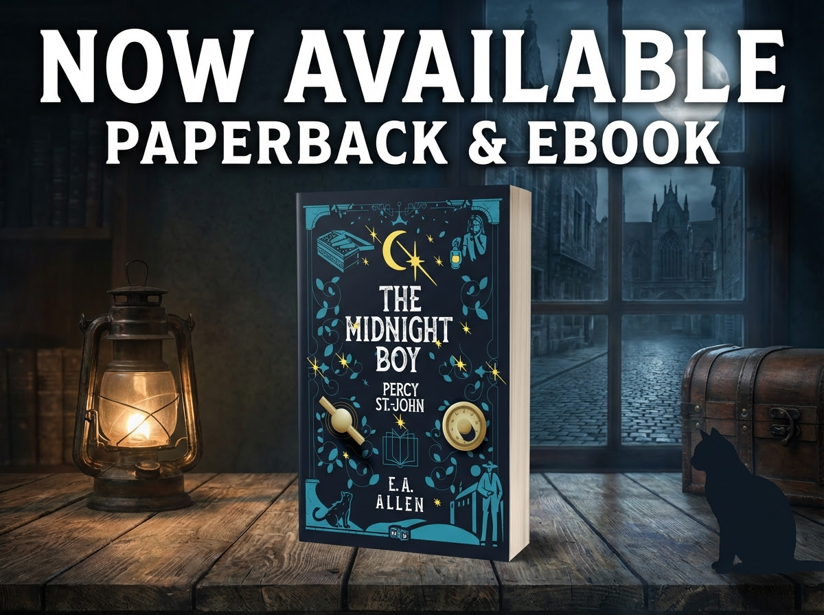 The Midnight Boy: A Percy St. John Novel by E. A. Allen, now available from Histria Books