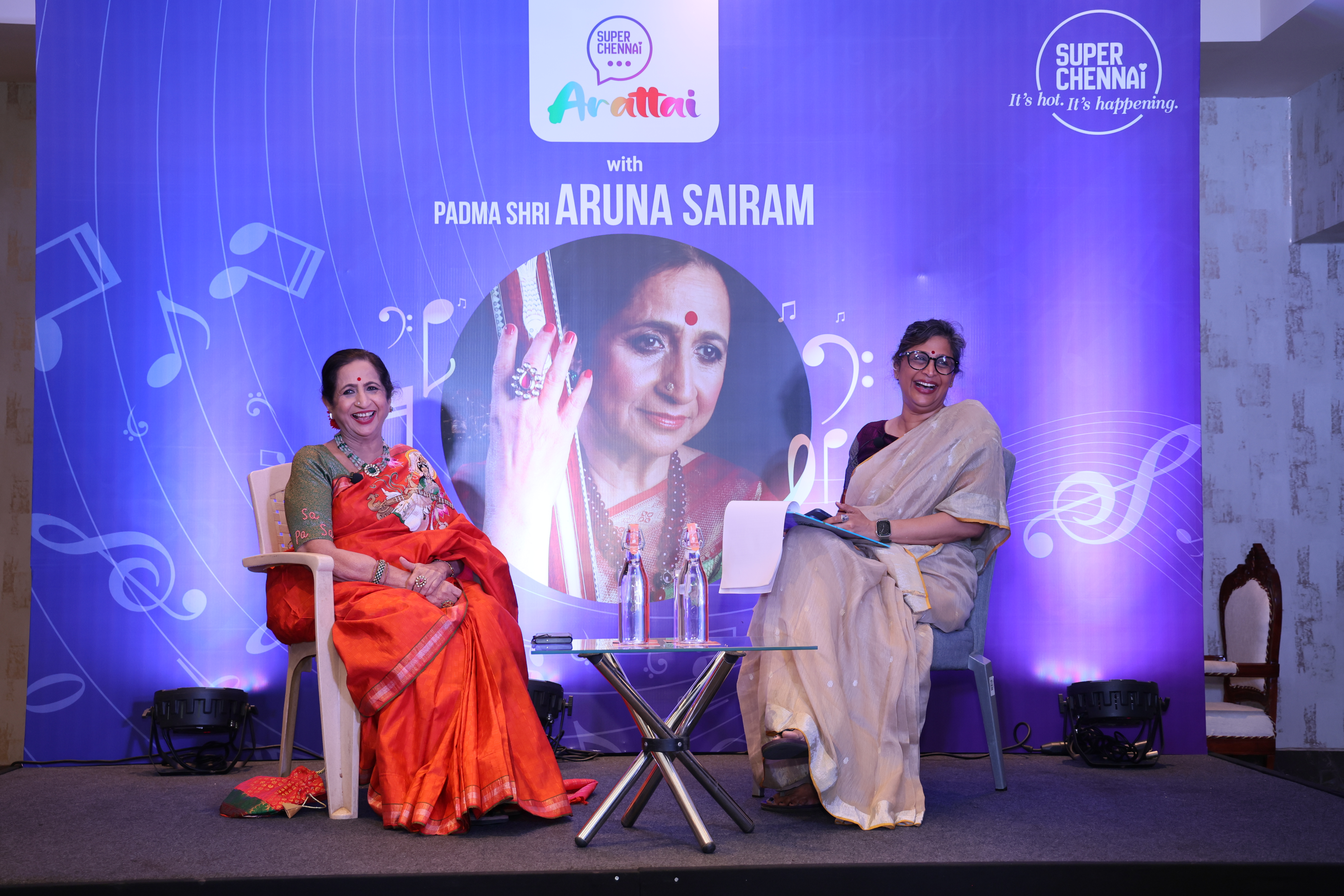 Music, Memories and Meaningful Conversations: Padma Shri Aruna Sairam Interacts with Admirers at the Inaugural &lsquo;Super Chennai Arattai&rsquo;