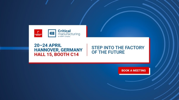 Critical Manufacturing to Demonstrate MES-Powered Industrial Operations Platform for AI-Driven Manufacturing at Hannover Messe 2026