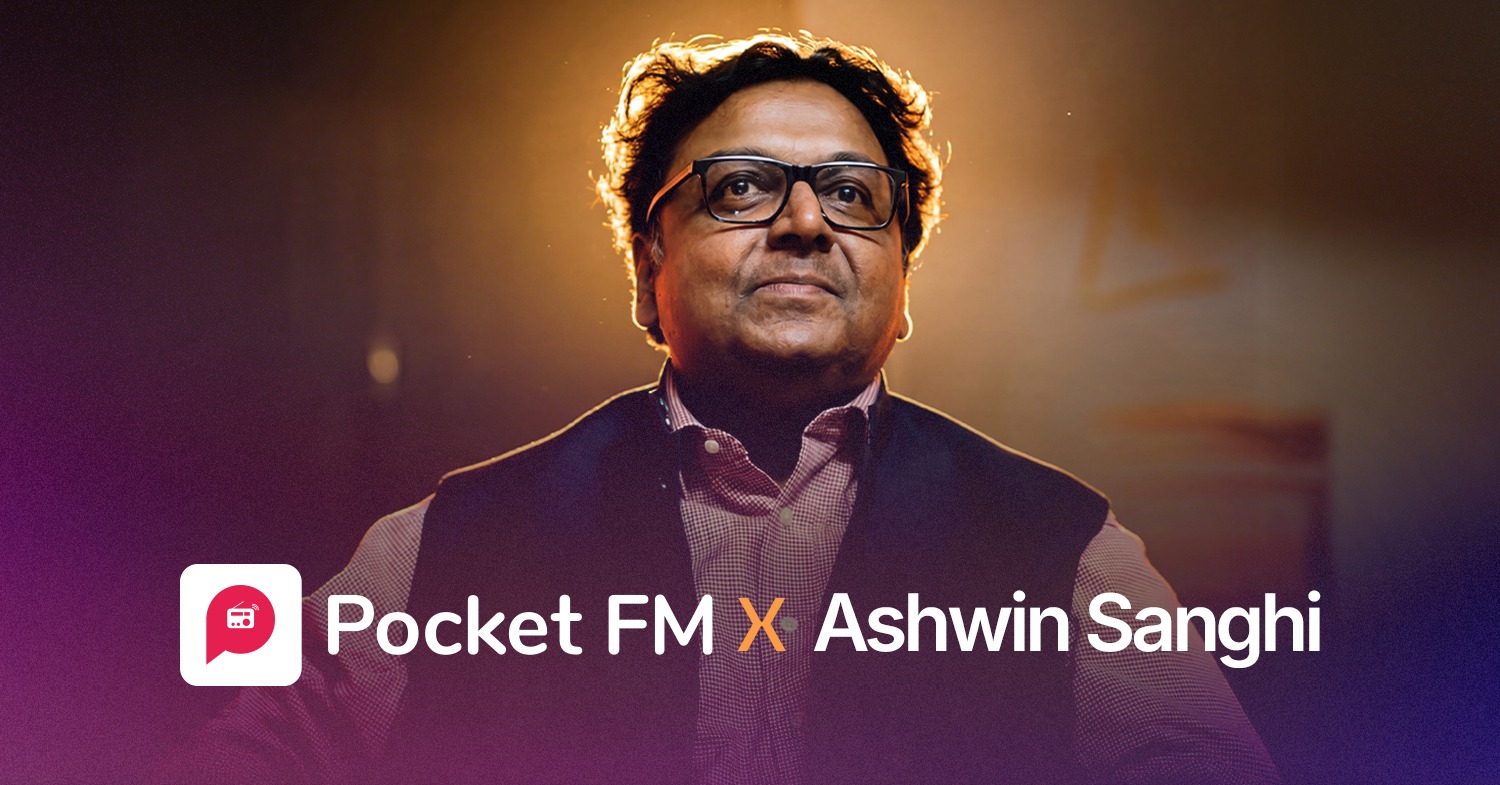 Bestselling author Ashwin Sanghi enters the world of audio series with Pocket FM