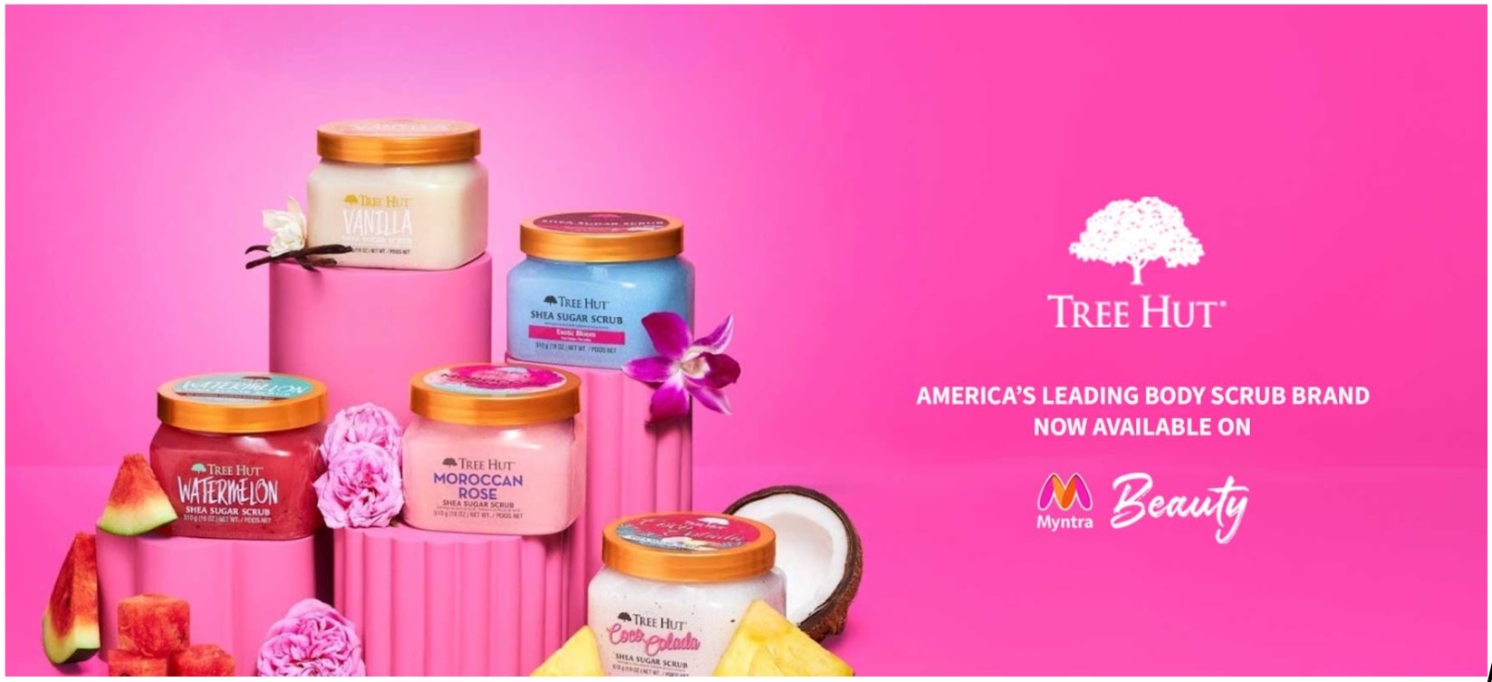 Myntra Beauty Solidifies its growing Global Portfolio with the Launch of Tree Hut, America’s leading Body Scrub Brand