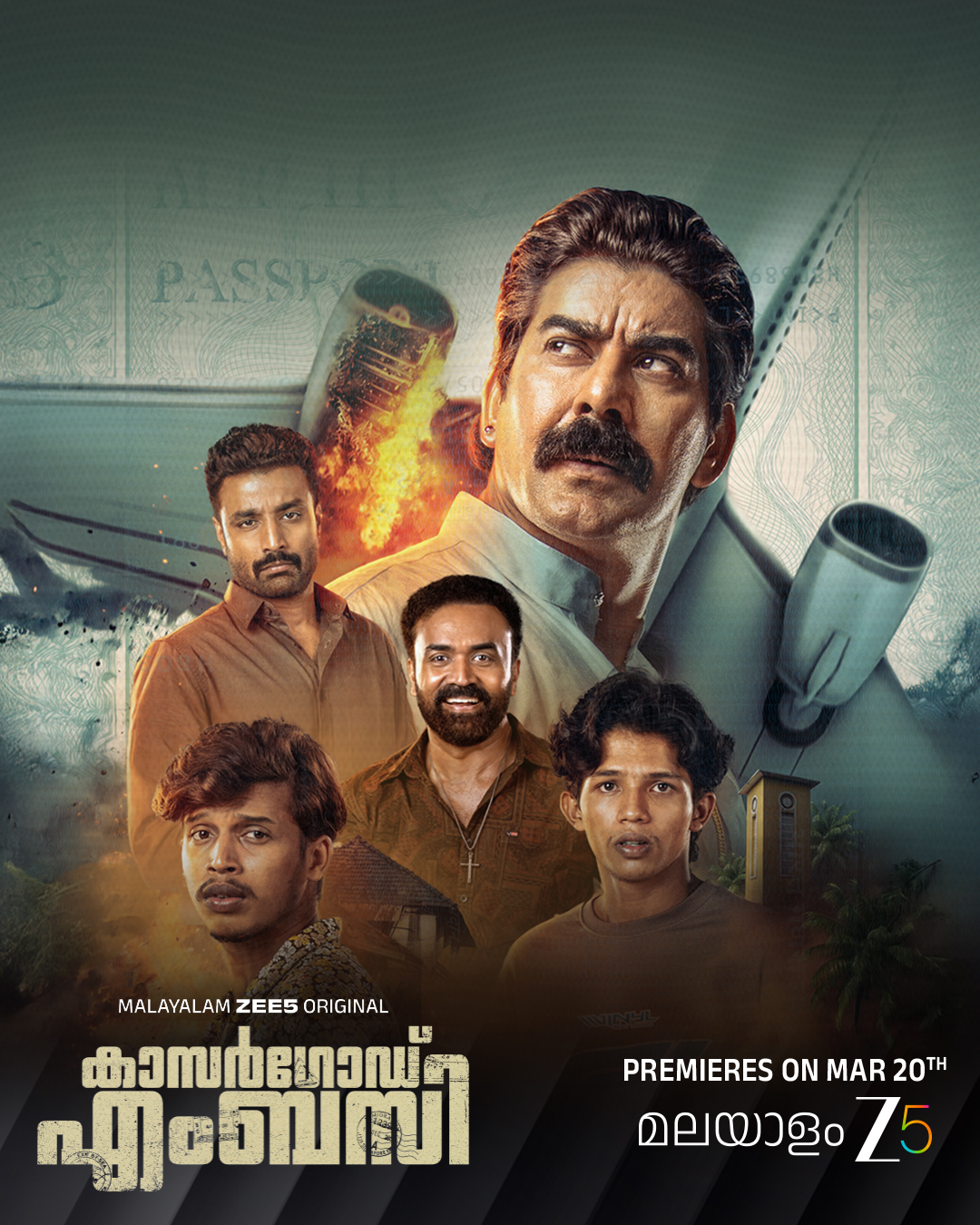 Malayalam ZEE5 Unveils Thriller &lsquo;Kasaragod Embassy&rsquo;