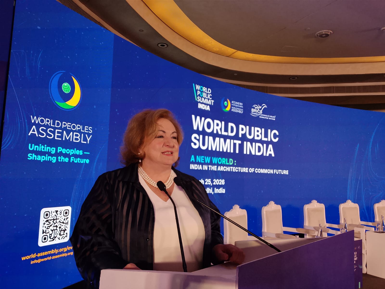 Global Leaders Convene in New Delhi for World Public Summit