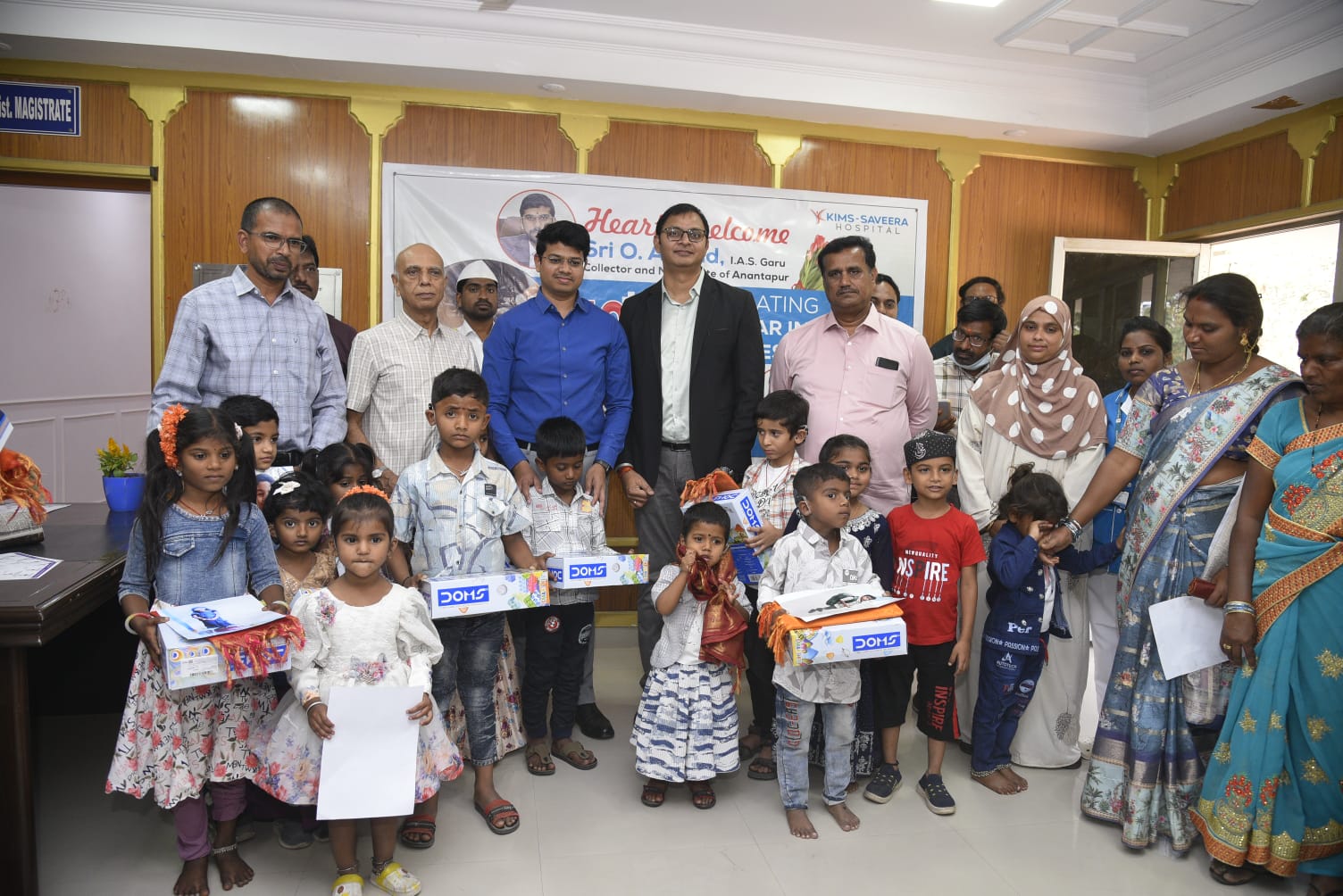 KIMS Saveera performs over 50 cochlear implant surgeries under Dr. NTR Vaidya Seva; Collector lauds initiative