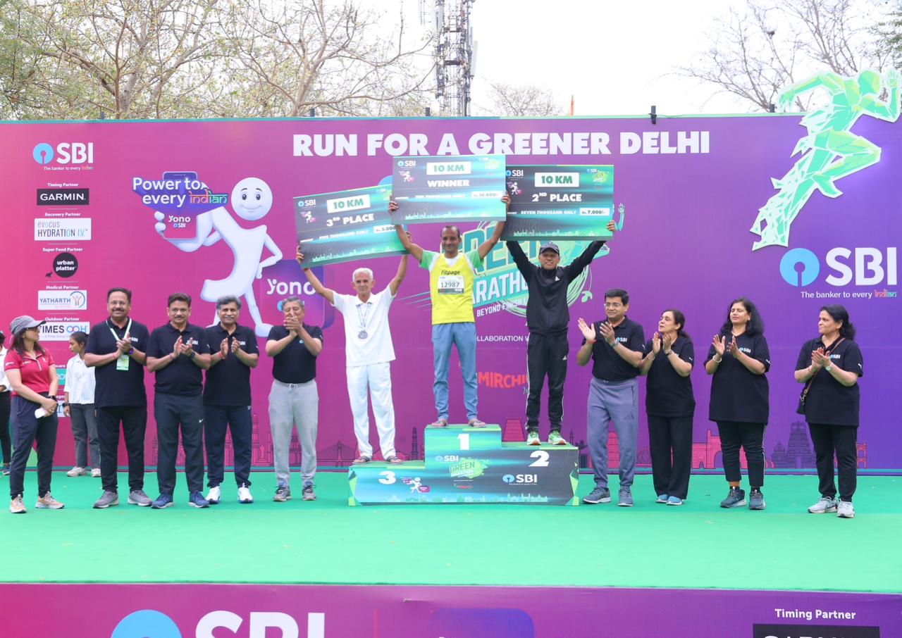 SBI Green Marathon Season 6 reaches Delhi; over 6,000 participants run for sustainability