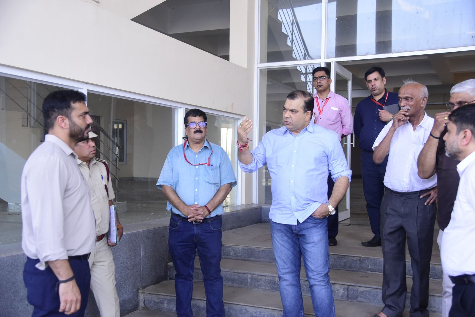 IT Minister Rohan Khaunte Reviews Progress at EMC Tuem, Pushes for Timely Completion