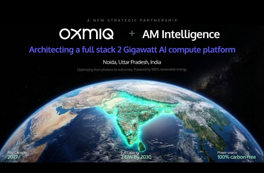 OXMIQ Labs Partners AM Intelligence Labs to Develop Massive Renewable-Powered AI Compute Infrastructure