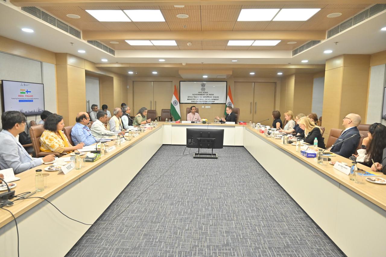 NSDC India and Finland Discuss Expanding Cooperation in Skill Development, Vocational Education and Workforce Mobility